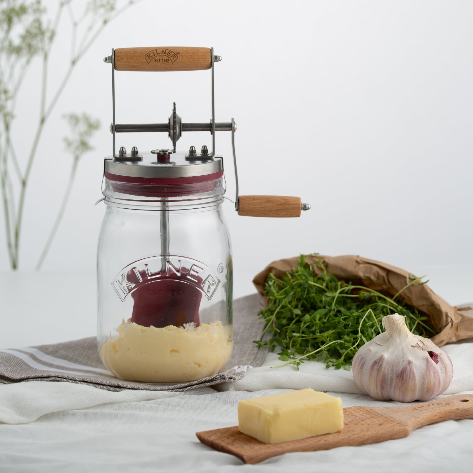 kilner-butter-churning-set-complete-kit-for-homemade-butter image 2