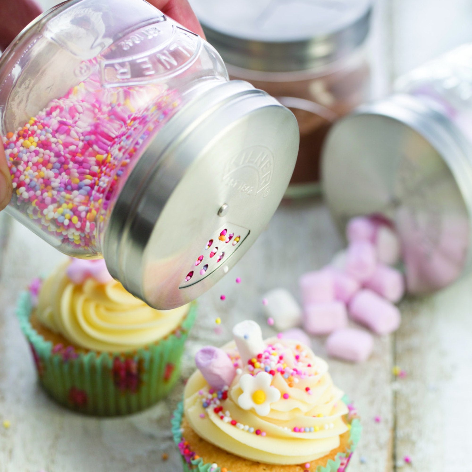 kilner-storage-jar-with-shaker-lid-set-of-4-250-ml-each image 1