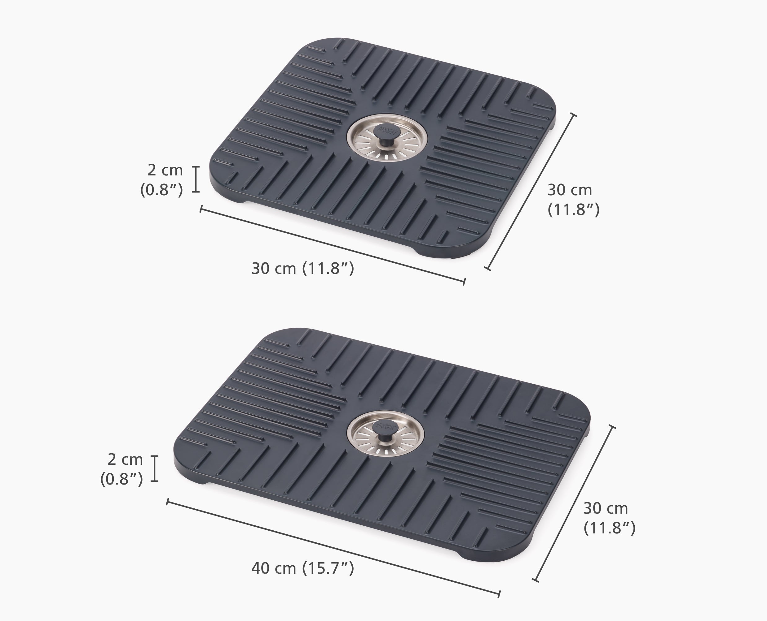joseph-joseph-sinkshield-grey-sink-protector-non-slip-drainage-enhancing-sink-ma image 5