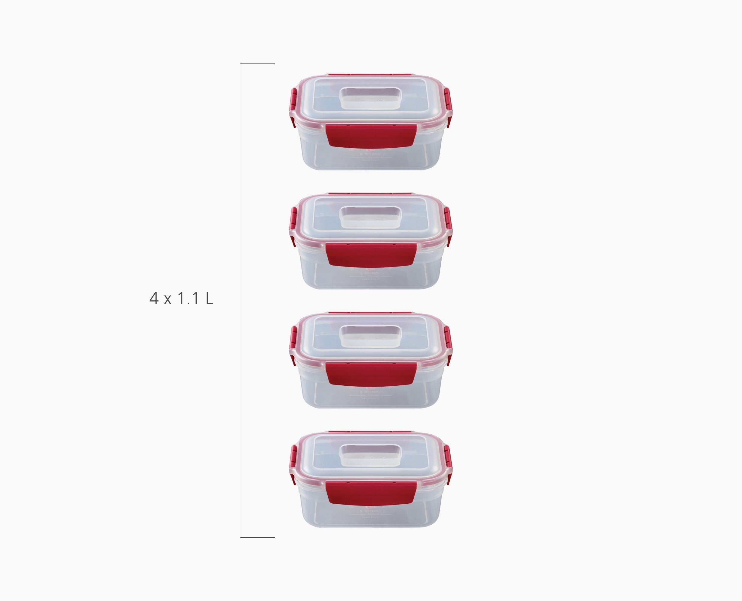joseph-joseph-nest-lock-4-piece-red-1-1l-food-container-set image 5