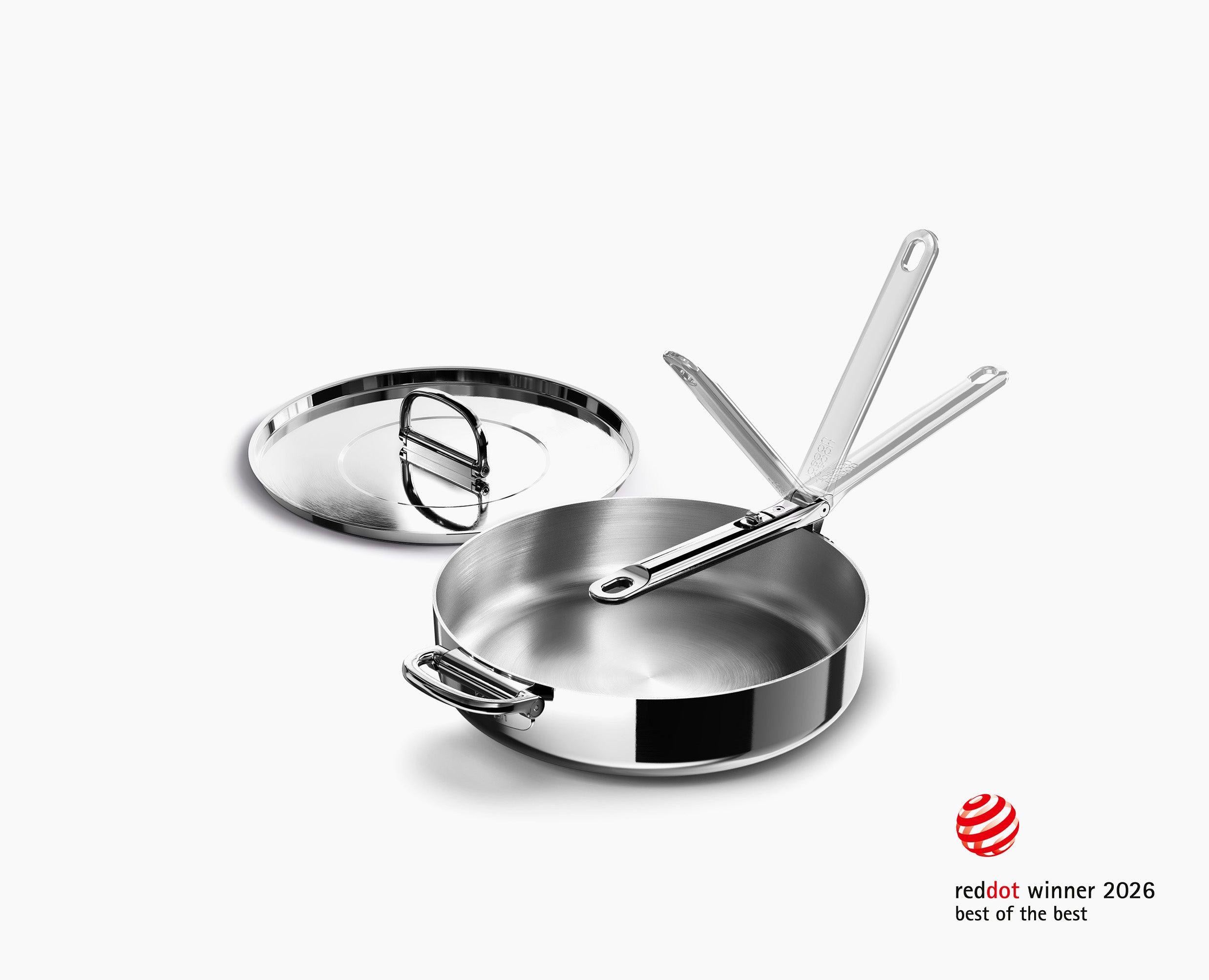 joseph-joseph-space-steel-folding-handle-28cm-saute-pan-lid image 4