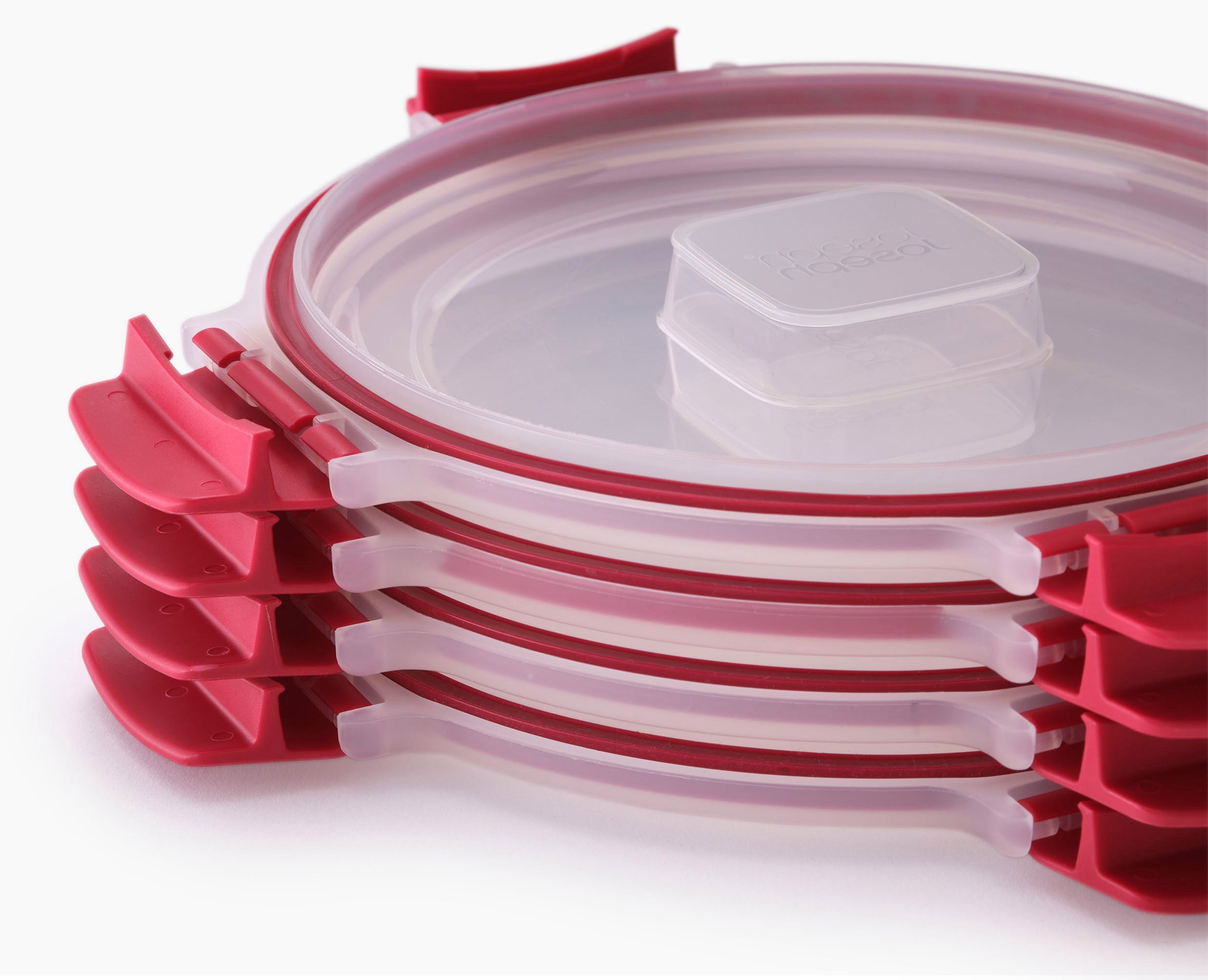 joseph-joseph-nest-lock-8-piece-red-container-set-airtight-nesting-food-storage- image 5