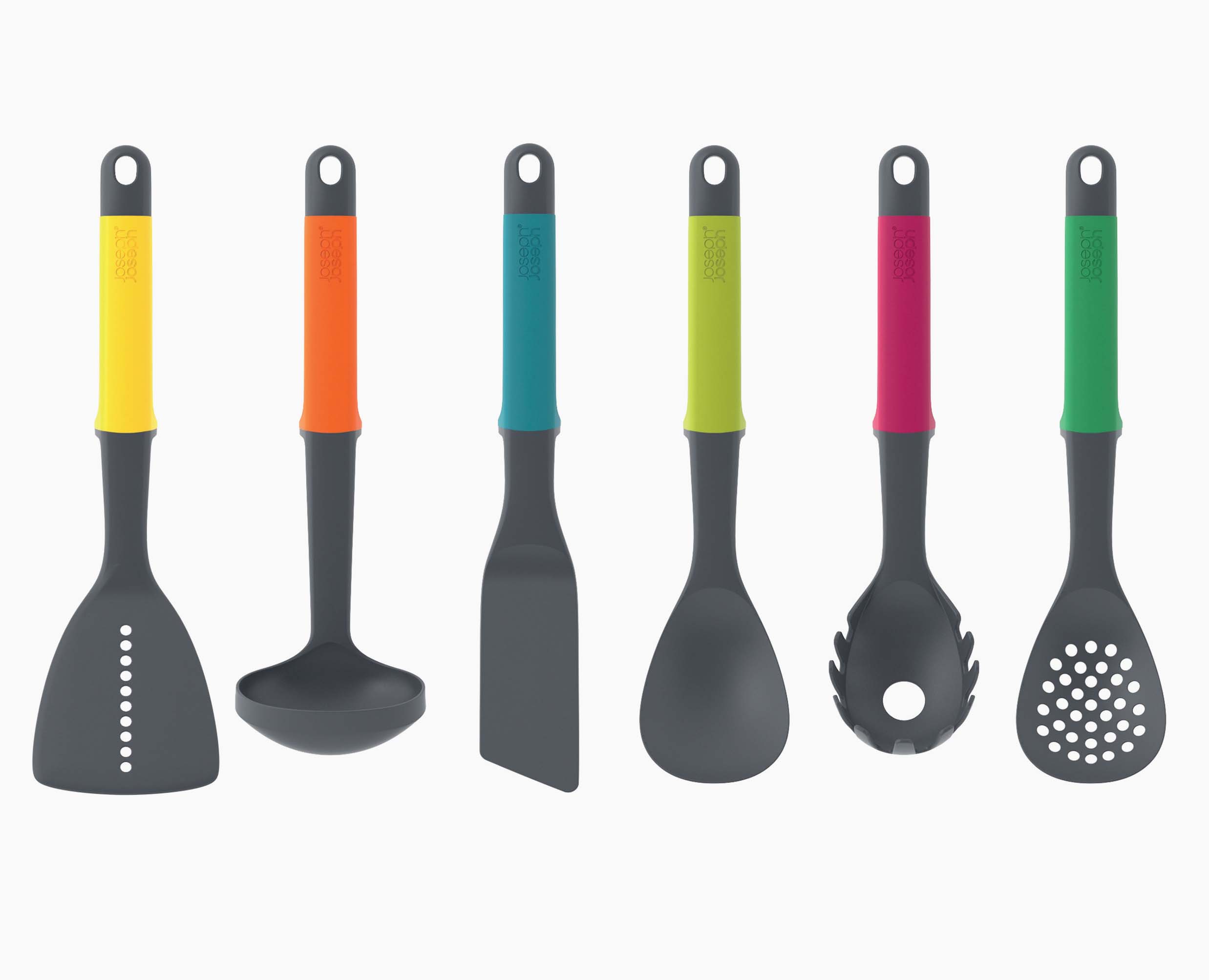 joseph-joseph-elevate-carousel-6-piece-multicolour-utensil-set-with-rotating-bas image 4