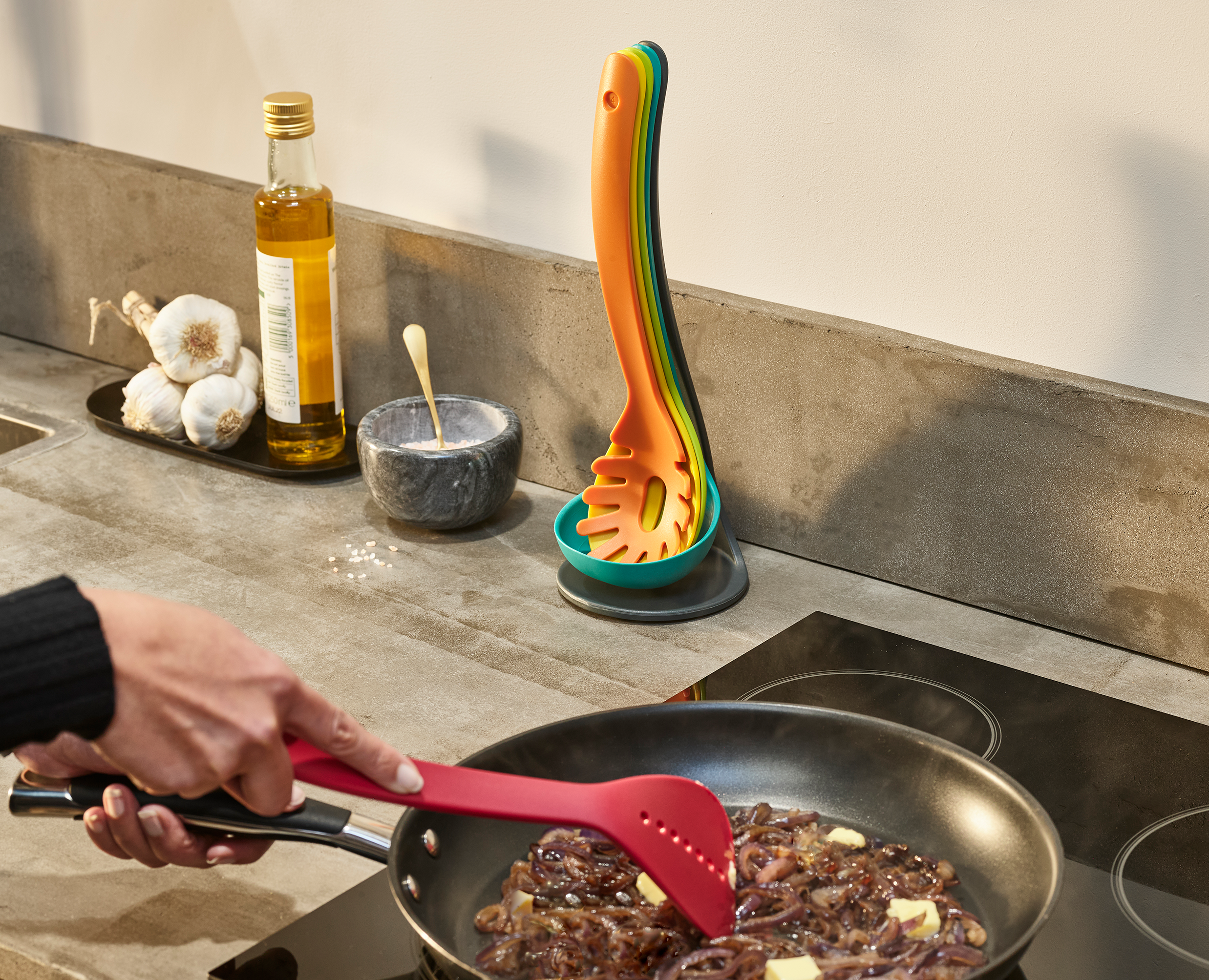joseph-joseph-nest-multicolour-utensils-plus-set-space-saving-5-piece-kitchen-to image 2