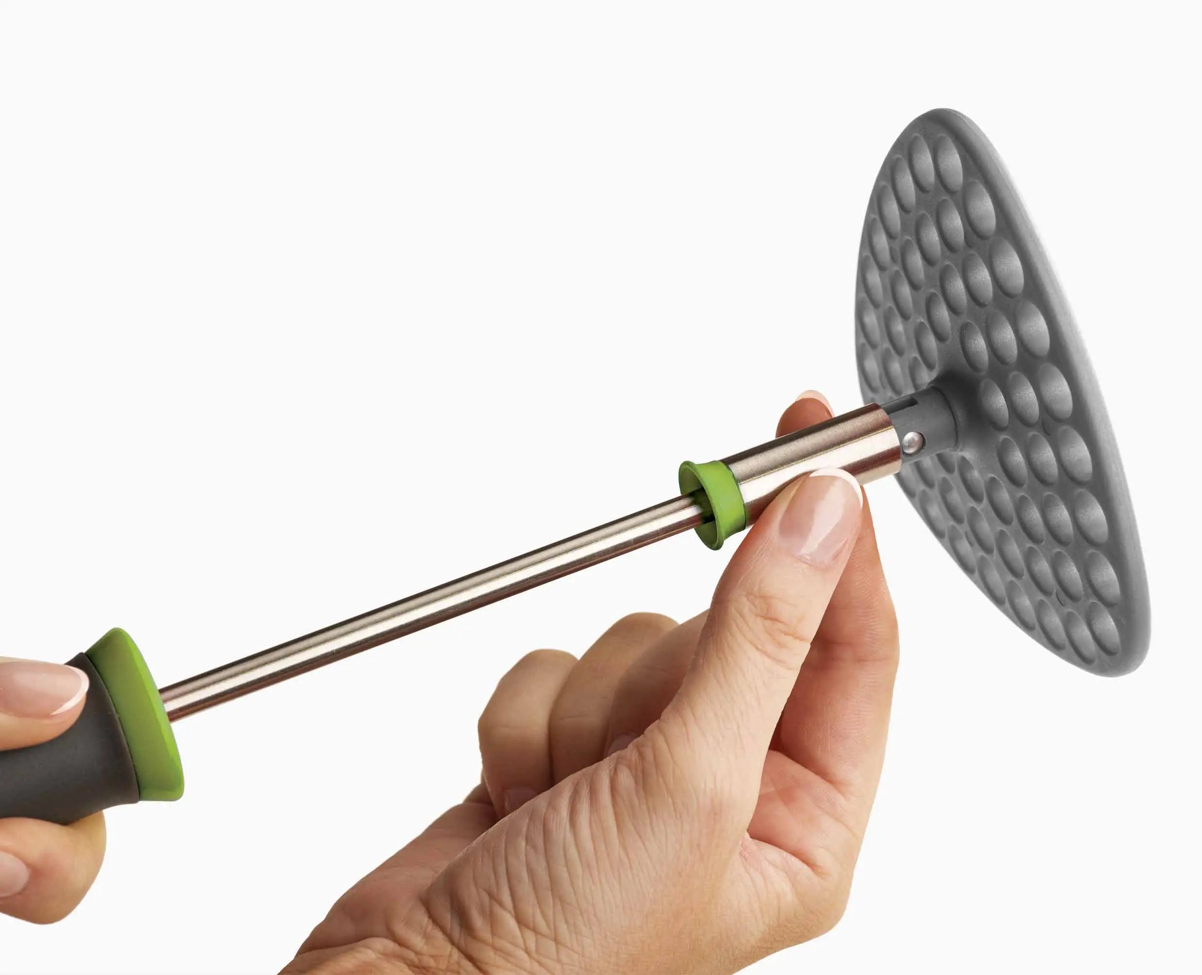 joseph-joseph-delta-green-potato-masher-folding-non-slip-comfort-grip image 4
