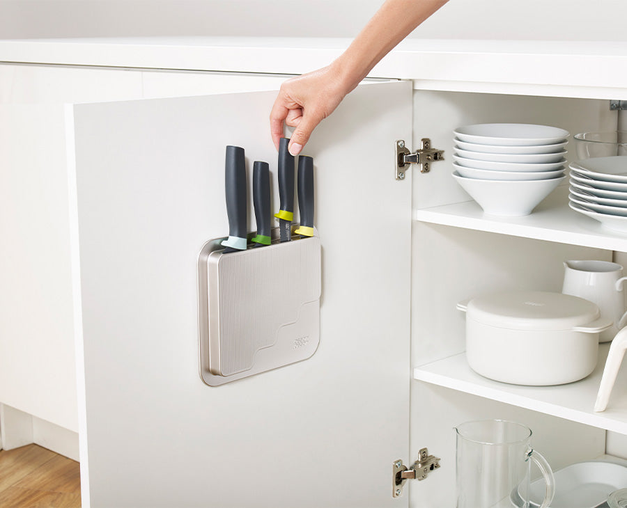 joseph-joseph-doorstore-4-piece-opal-kitchen-knives-set-with-slimline-storage-ca image 2