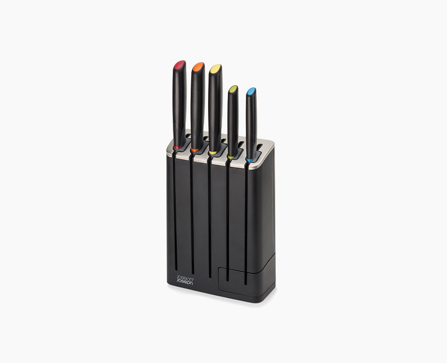 joseph-joseph-elevate-slimblock-5-piece-multicolour-knife-set-with-ceramic-sharp image 1