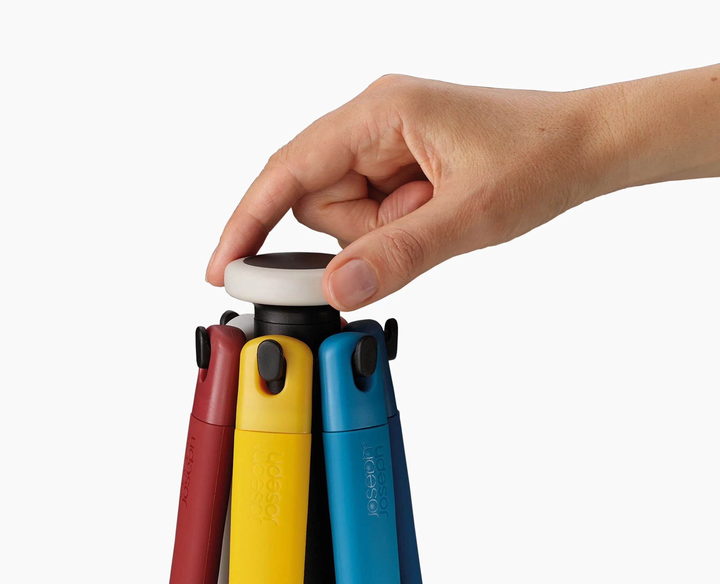 joseph-joseph-elevate-6-piece-multicolour-utensil-set-with-rotating-storage-stan image 5