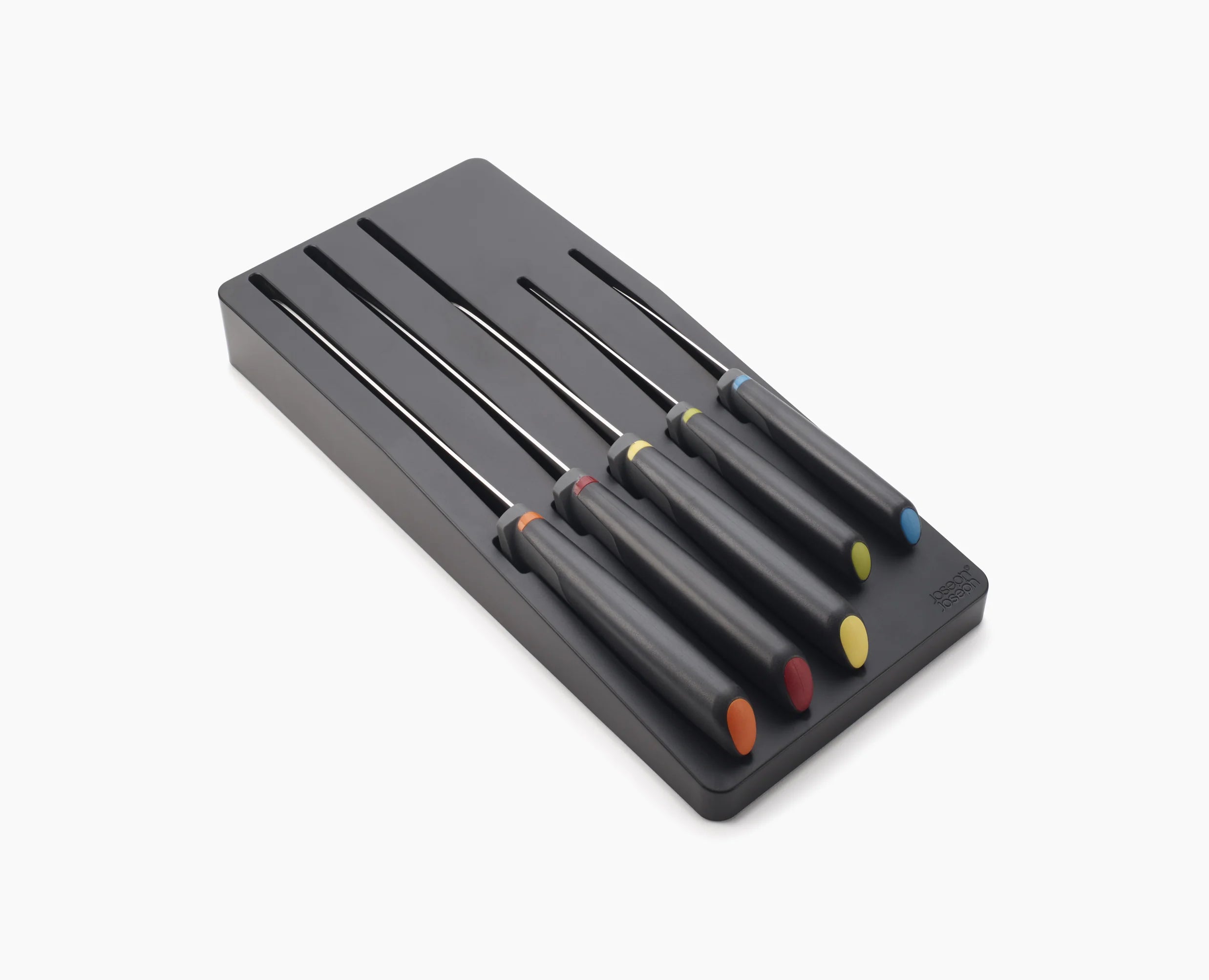 joseph-joseph-elevate-store-5-piece-multicolour-knife-set-with-in-drawer-storage image 4