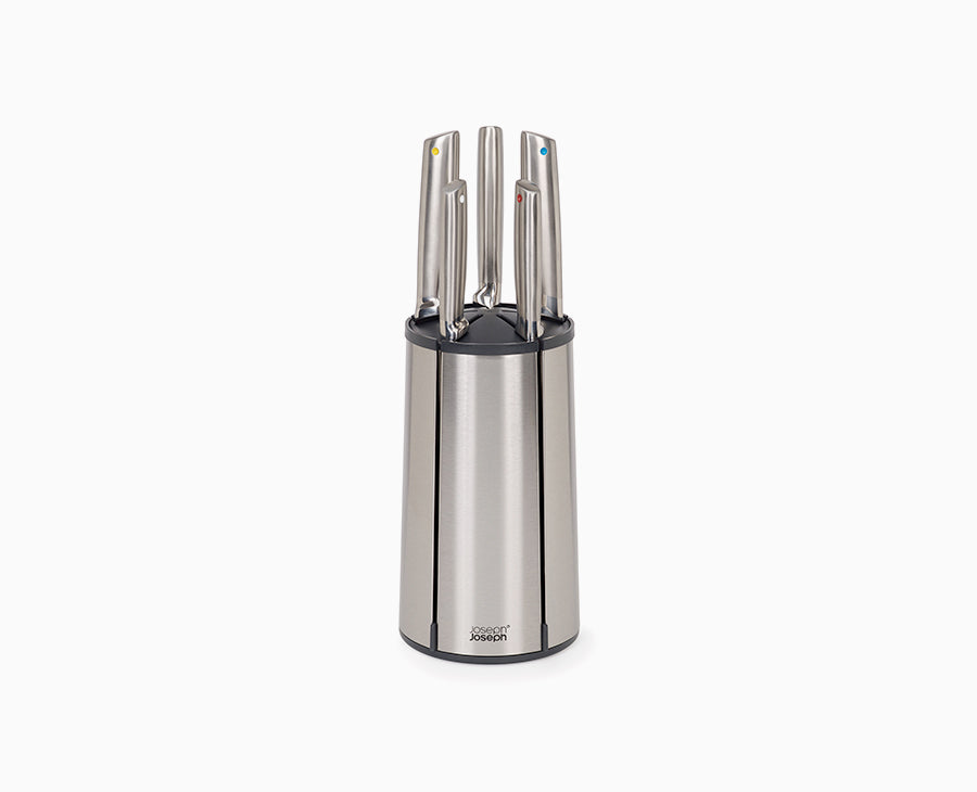 joseph-joseph-elevate-steel-knives-carousel-5-piece-set image 1