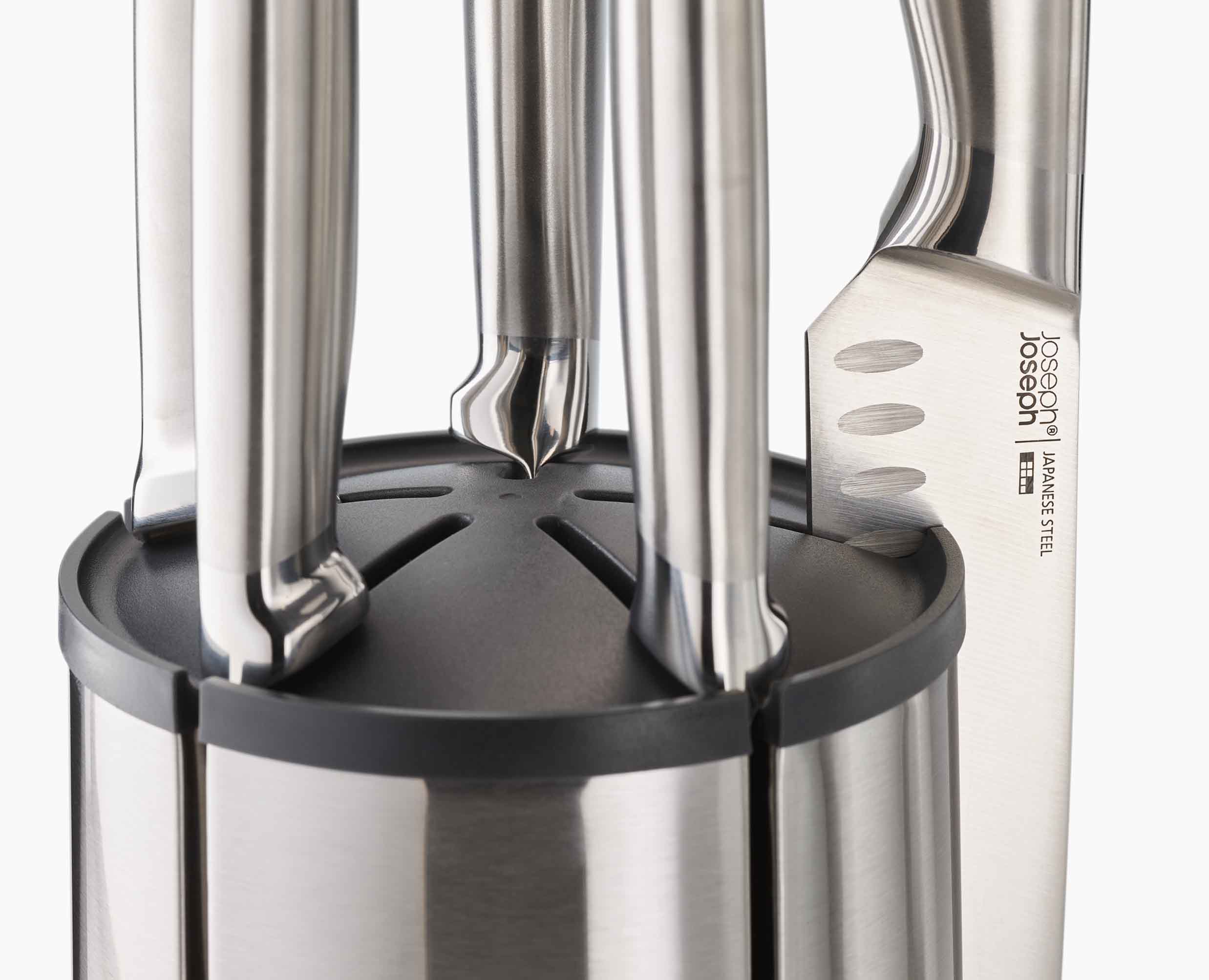 joseph-joseph-elevate-steel-knives-carousel-5-piece-set image 4