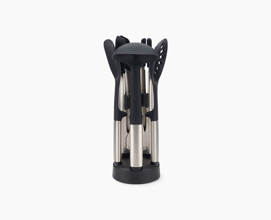 joseph-joseph-elevate-fusion-5-piece-stainless-steel-utensil-set-with-compact-st image 1