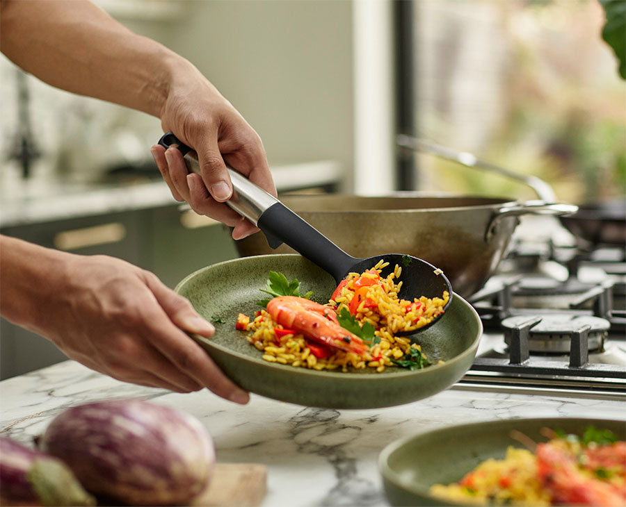 joseph-joseph-elevate-stainless-steel-silicone-solid-serving-spoon-with-integrat image 2