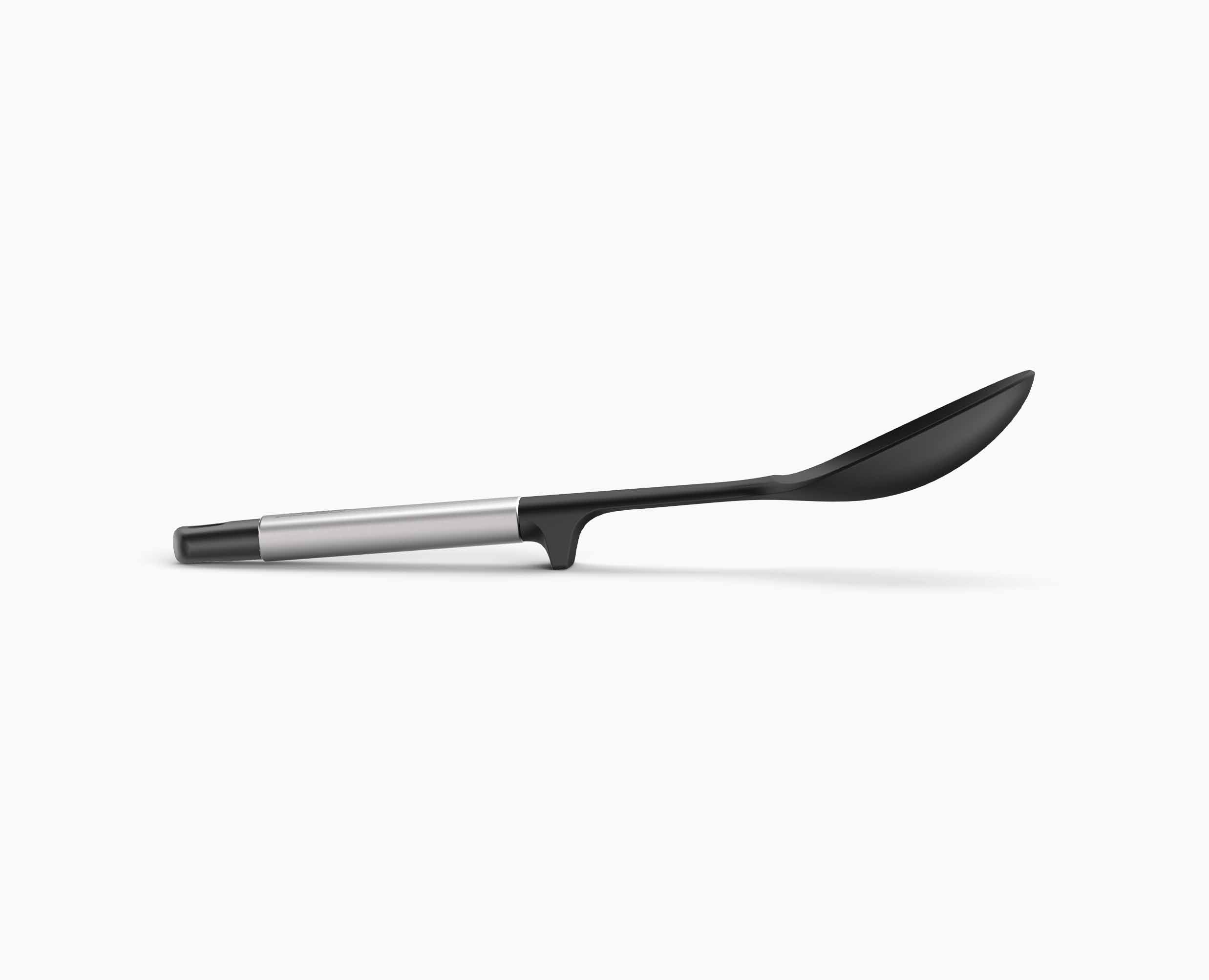 joseph-joseph-elevate-stainless-steel-silicone-solid-serving-spoon-with-integrat image 4