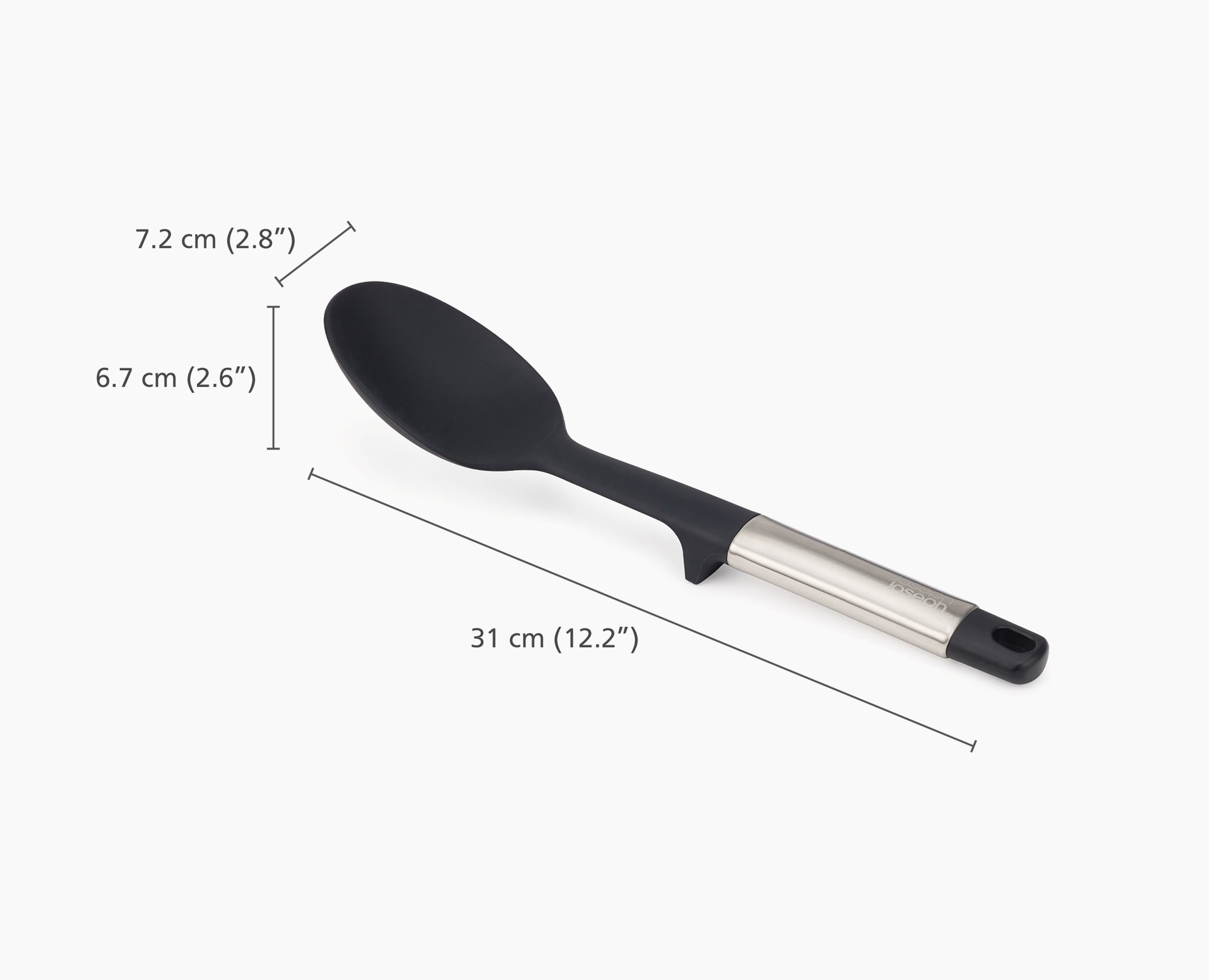 joseph-joseph-elevate-stainless-steel-silicone-solid-serving-spoon-with-integrat image 7