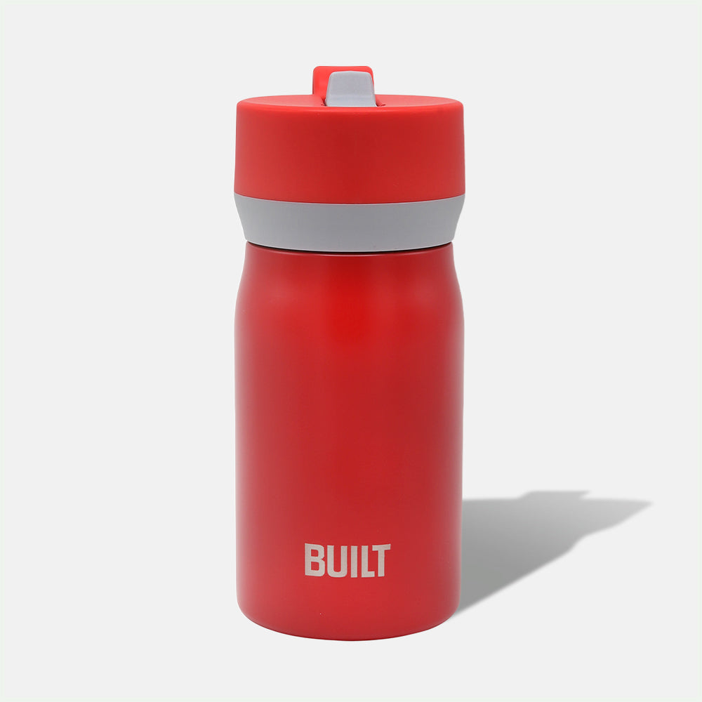 built-12oz-wide-mouth-cascade-bottle-with-straw-lid-insulated-leak-proof-sip-lid image 1