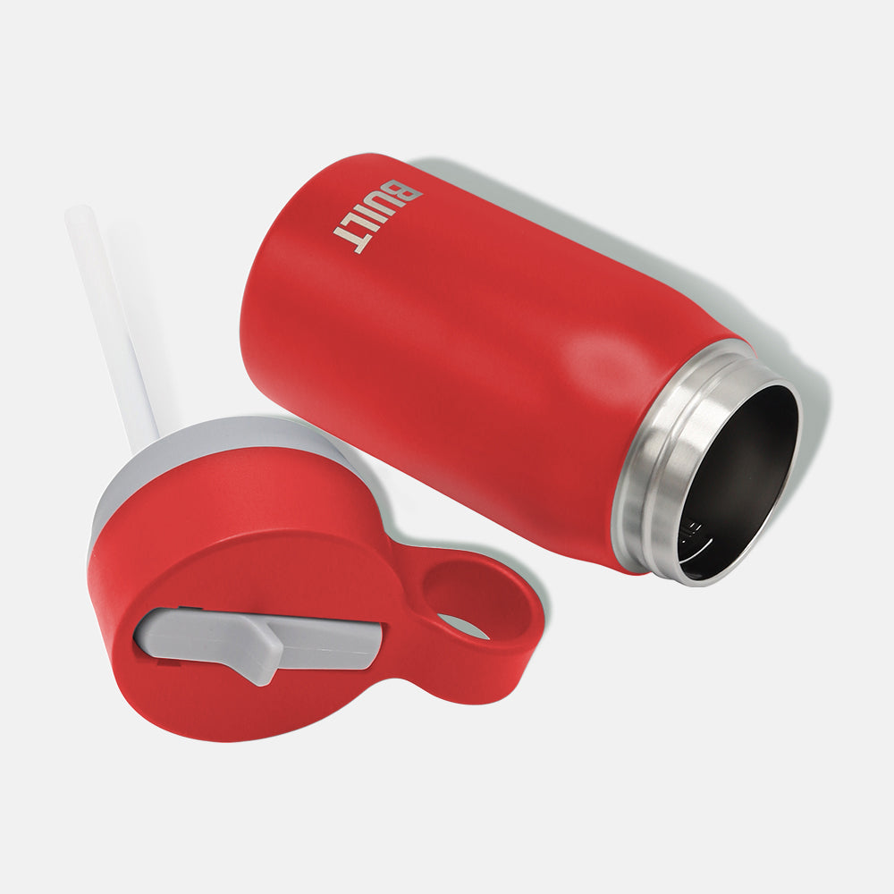 built-12oz-wide-mouth-cascade-bottle-with-straw-lid-insulated-leak-proof-sip-lid image 2