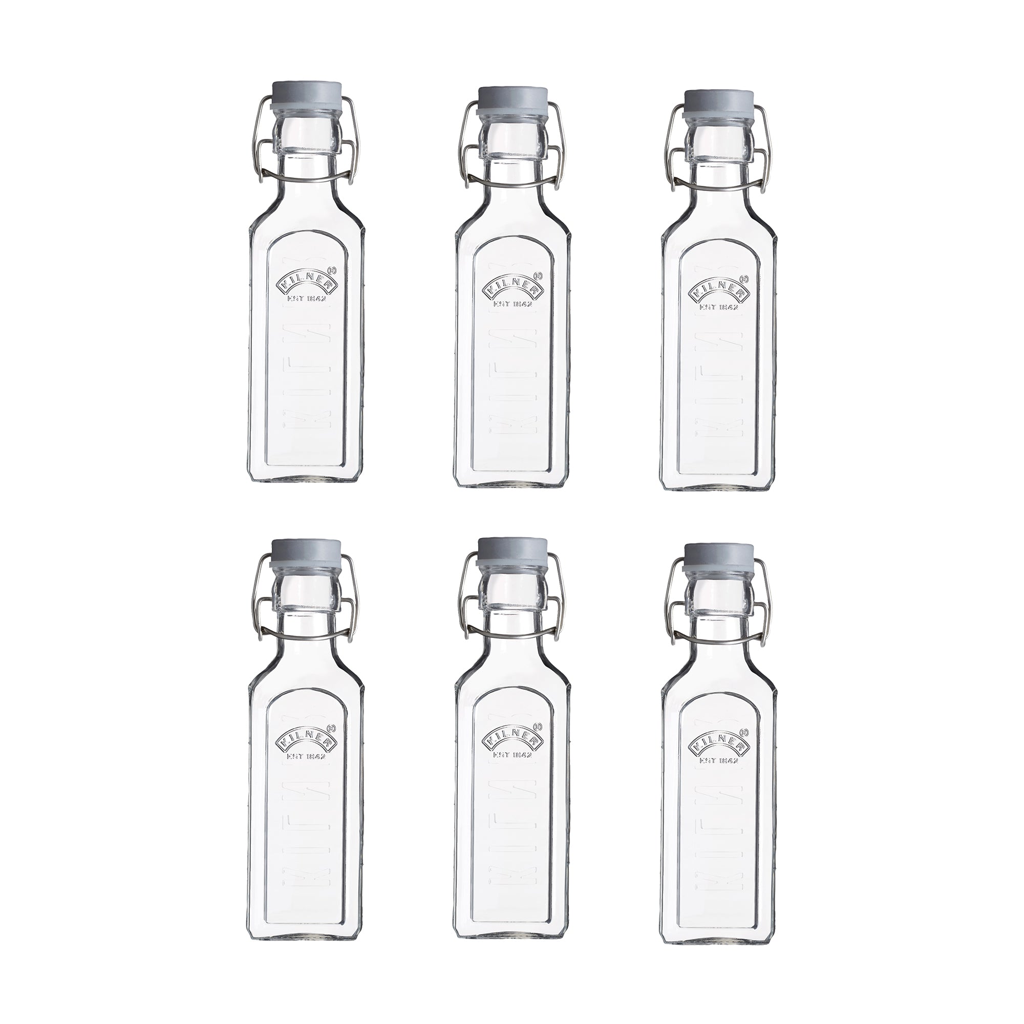 kilner-clip-top-bottles-set-of-6-10oz image 1