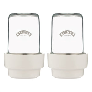 kilner-sprouting-2-piece-set-0-5l-jar-with-stainless-steel-mesh-lid-and-ceramic- image 2