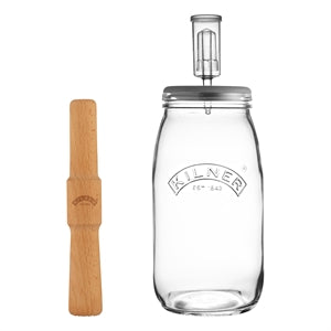 kilner-fermentation-set-102oz-3l-with-ceramic-packer-for-sauerkraut-kimchi image 3