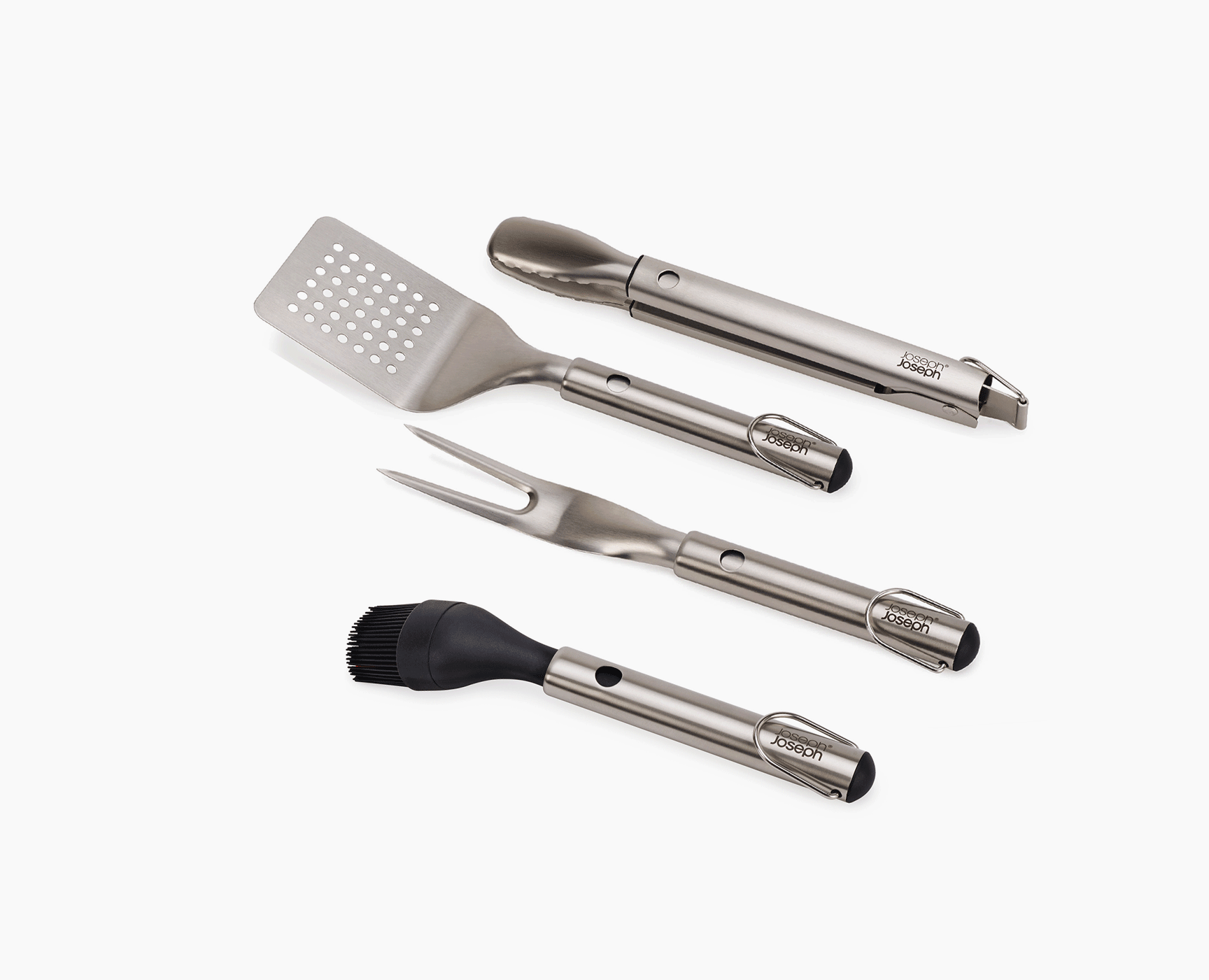 joseph-joseph-grillout-4-piece-stainless-steel-bbq-utensil-set-with-storage-case image 3