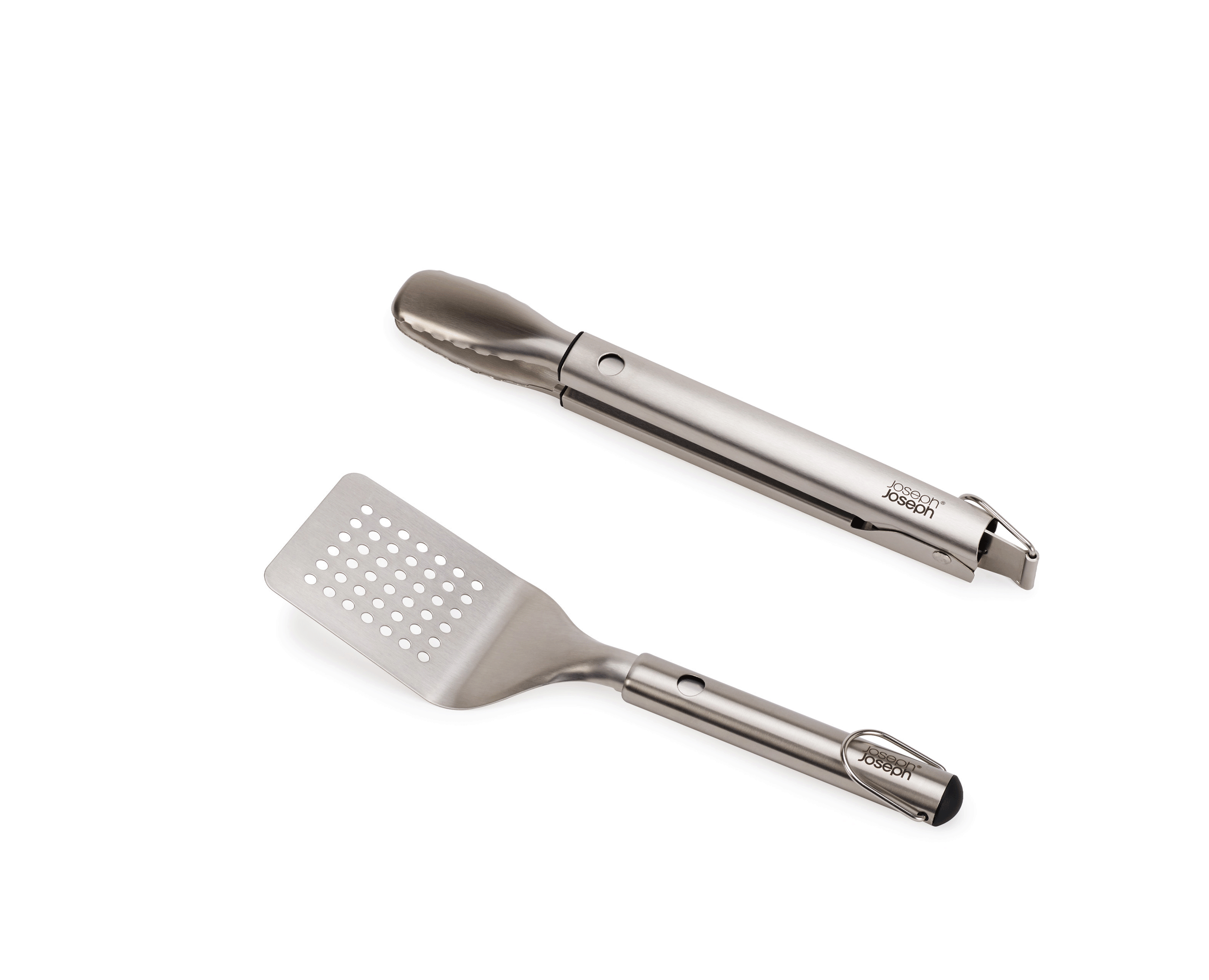 joseph-joseph-grillout-2-piece-stainless-steel-bbq-turner-tongs-set image 3