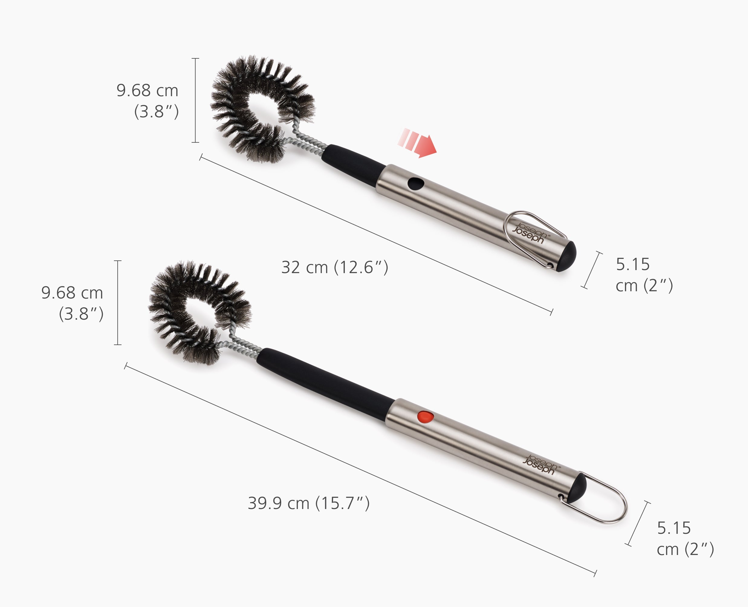 joseph-joseph-grillout-stainless-steel-bbq-cleaning-brush-with-extending-handle image 7