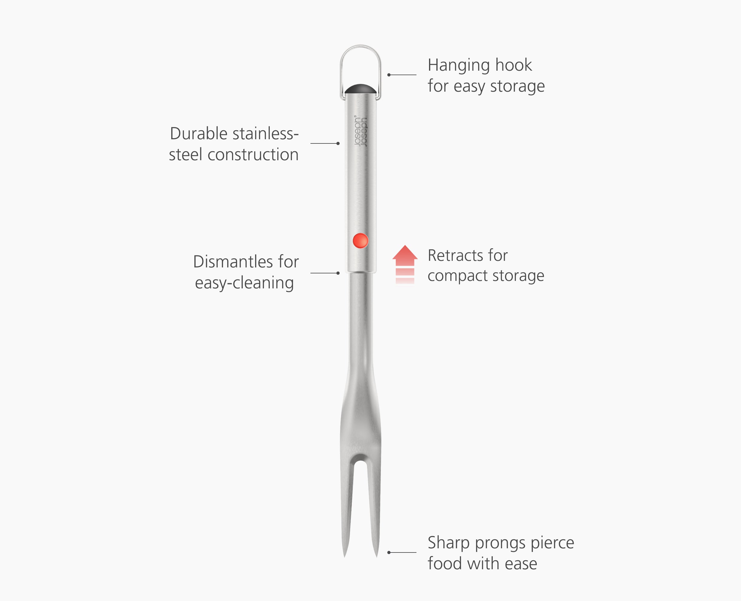 joseph-joseph-grillout-stainless-steel-bbq-fork-with-extending-handle-retractabl image 6