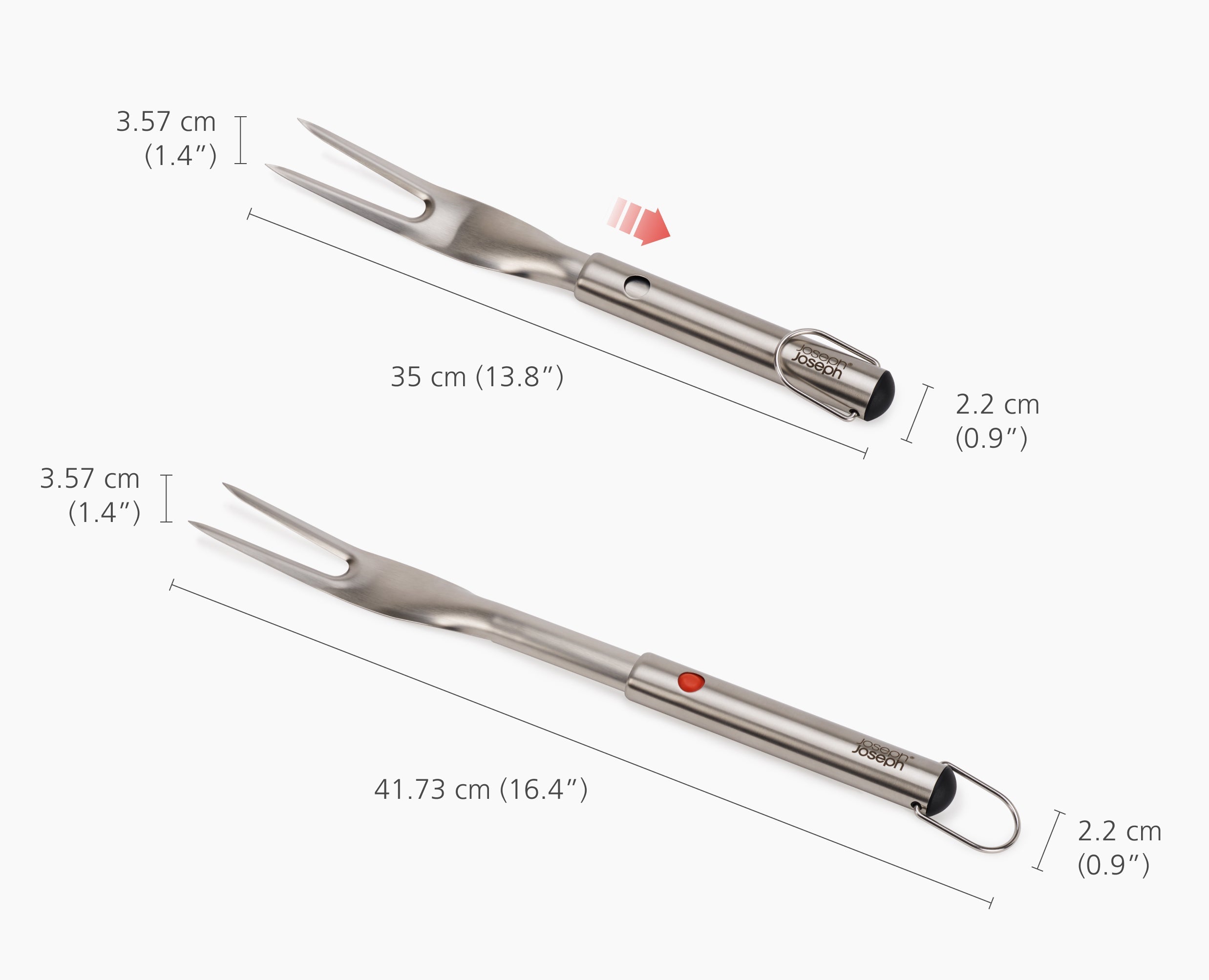 joseph-joseph-grillout-stainless-steel-bbq-fork-with-extending-handle-retractabl image 7