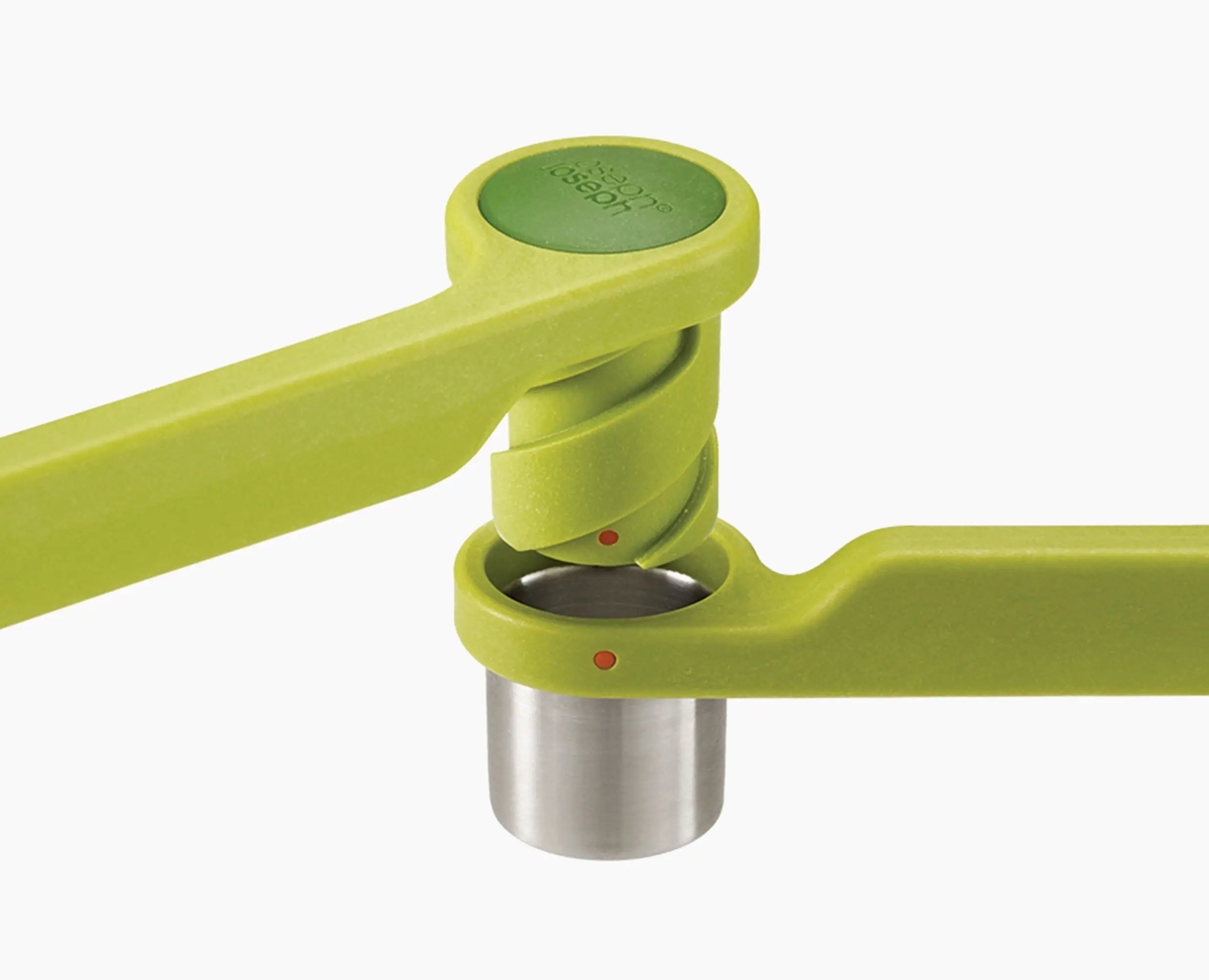 joseph-joseph-helix-green-garlic-press-stainless-steel-nylon-twist-design image 6