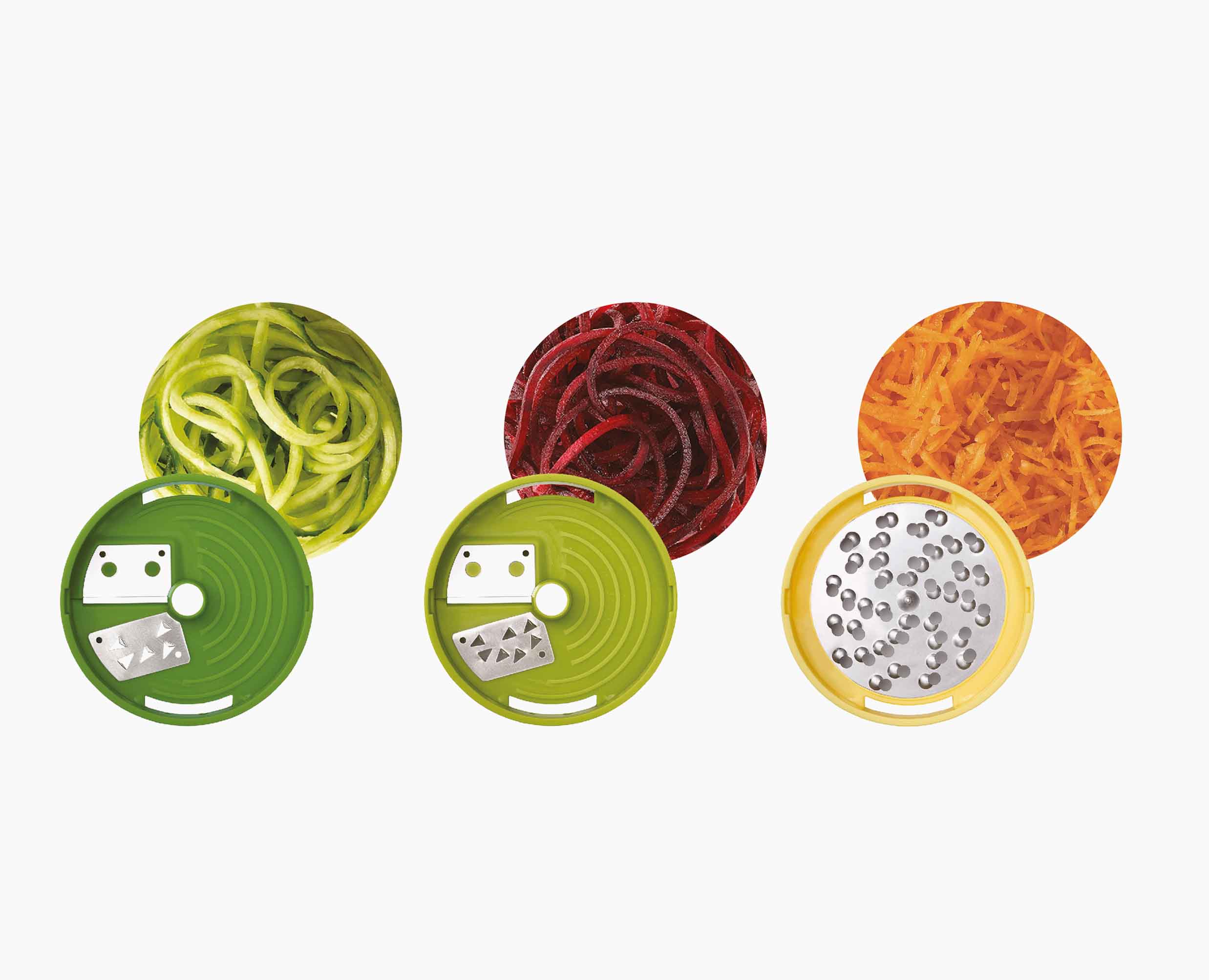 joseph-joseph-spiro-green-hand-held-spiralizer-self-containing-with-coarse-fine- image 5