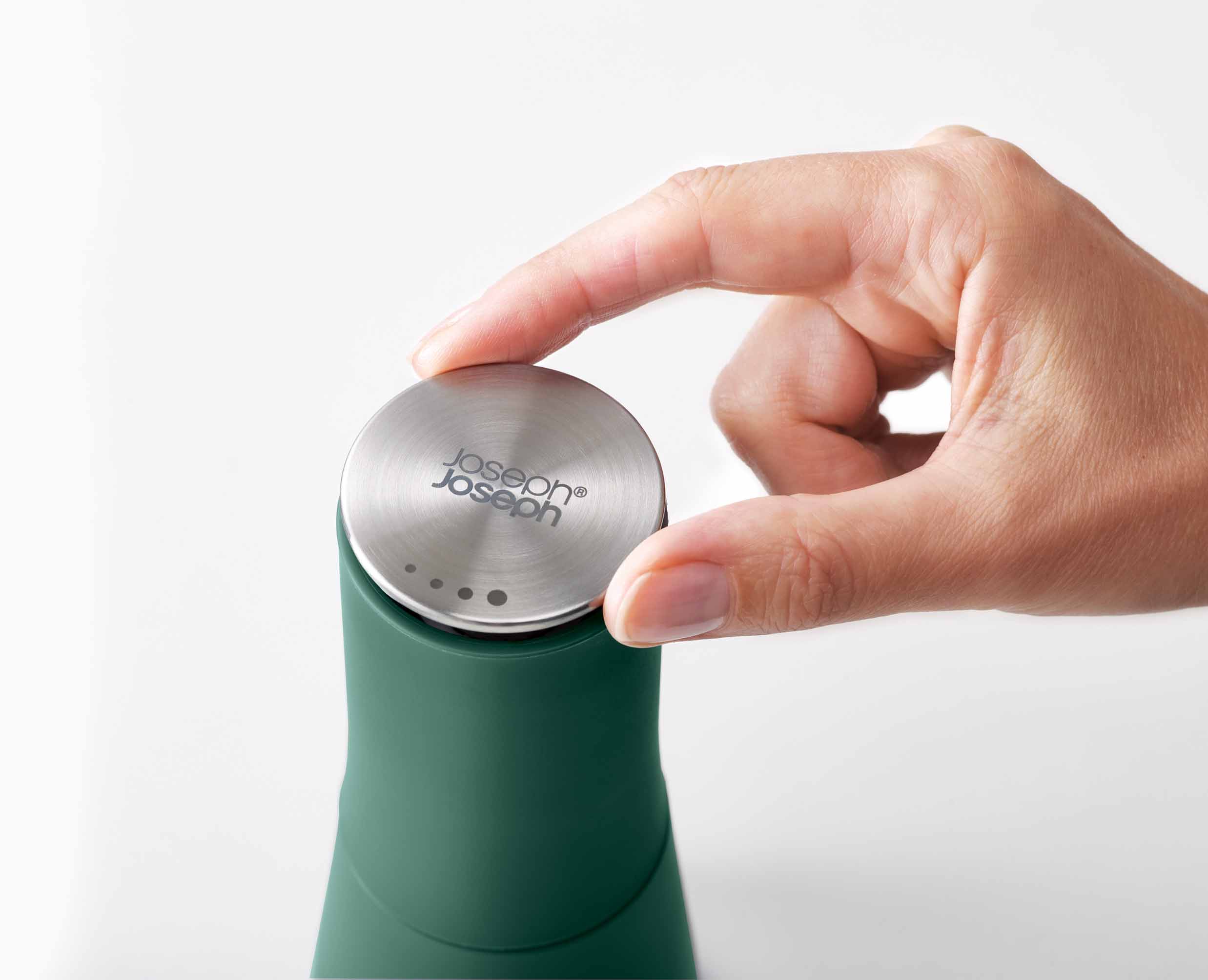 joseph-joseph-milltop-green-salt-pepper-mills-editions-inverted-grind-mechanism- image 4