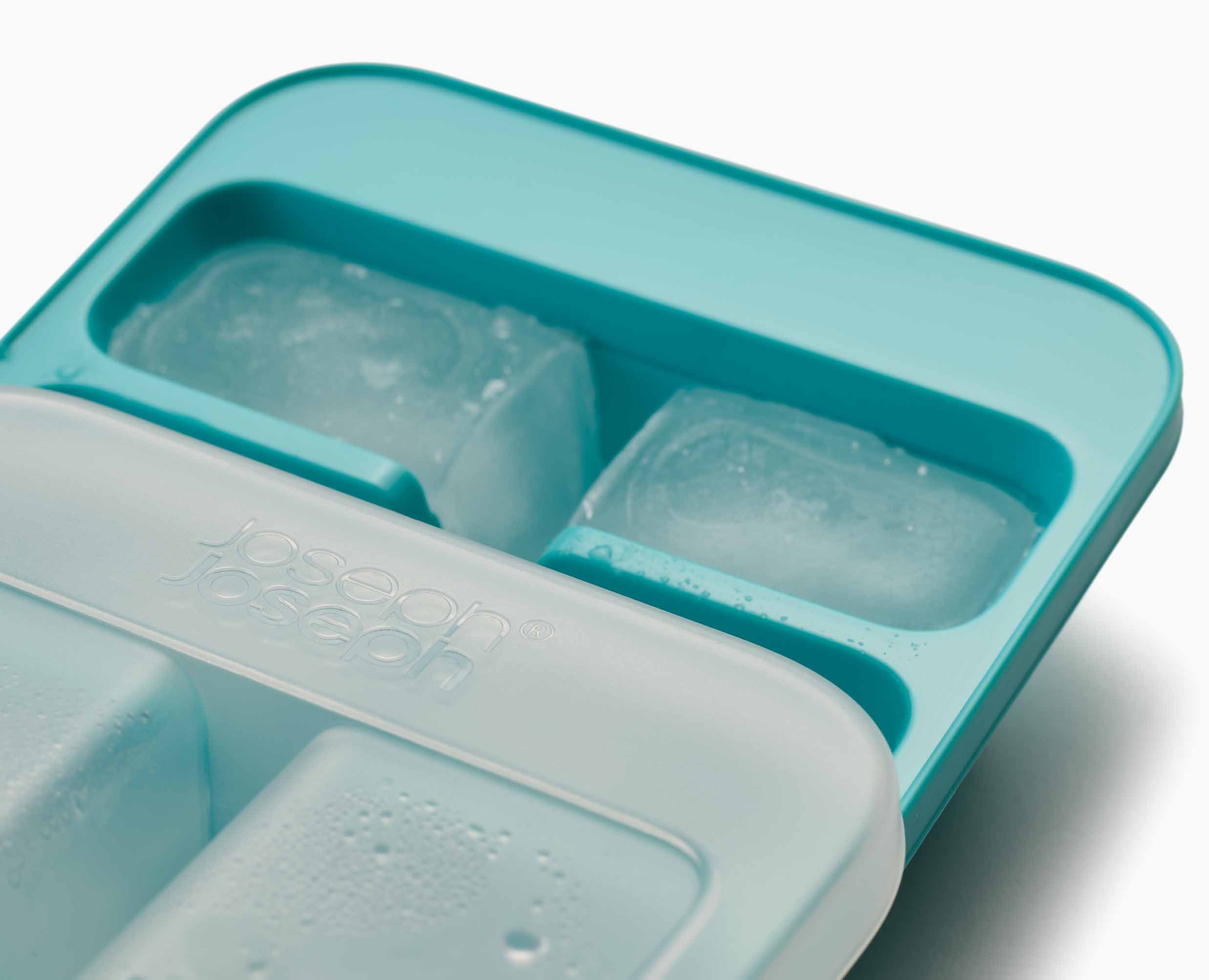 joseph-joseph-flow-easy-fill-blue-ice-cube-tray-2-pack-fast-filling-stackable image 6