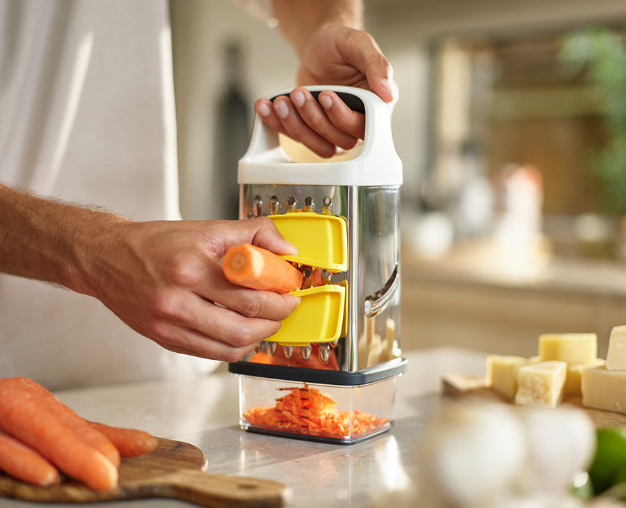 joseph-joseph-multi-grip-box-grater-with-precision-food-grip-and-4-stainless-ste image 2