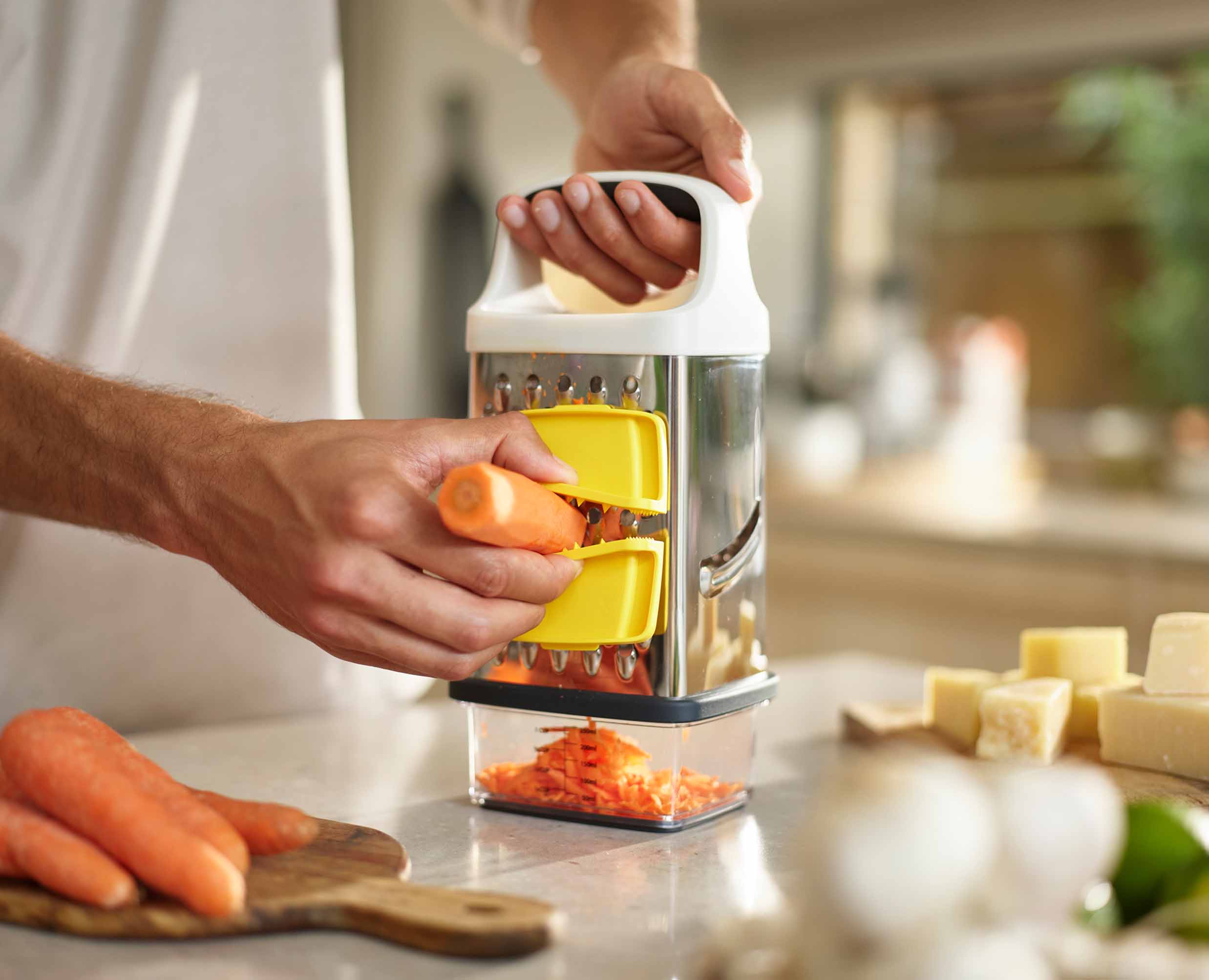 joseph-joseph-multi-grip-box-grater-with-precision-food-grip-and-4-stainless-ste image 3