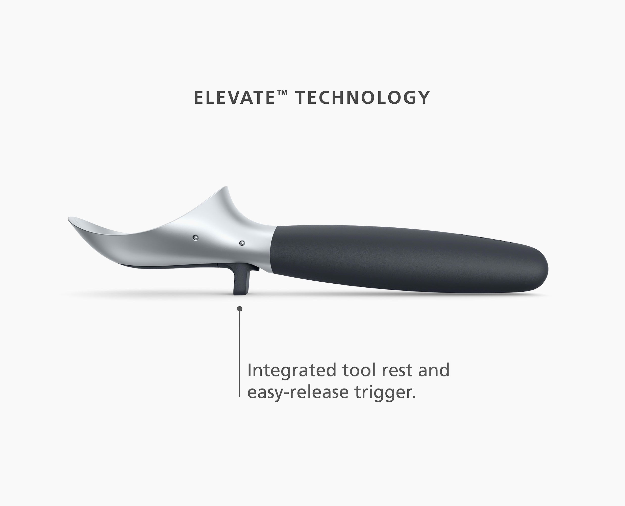 joseph-joseph-elevate-grey-ice-cream-scoop image 8