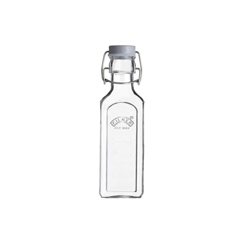 kilner-swing-top-glass-bottle-10oz-300ml-with-grey-clip-lid image 6