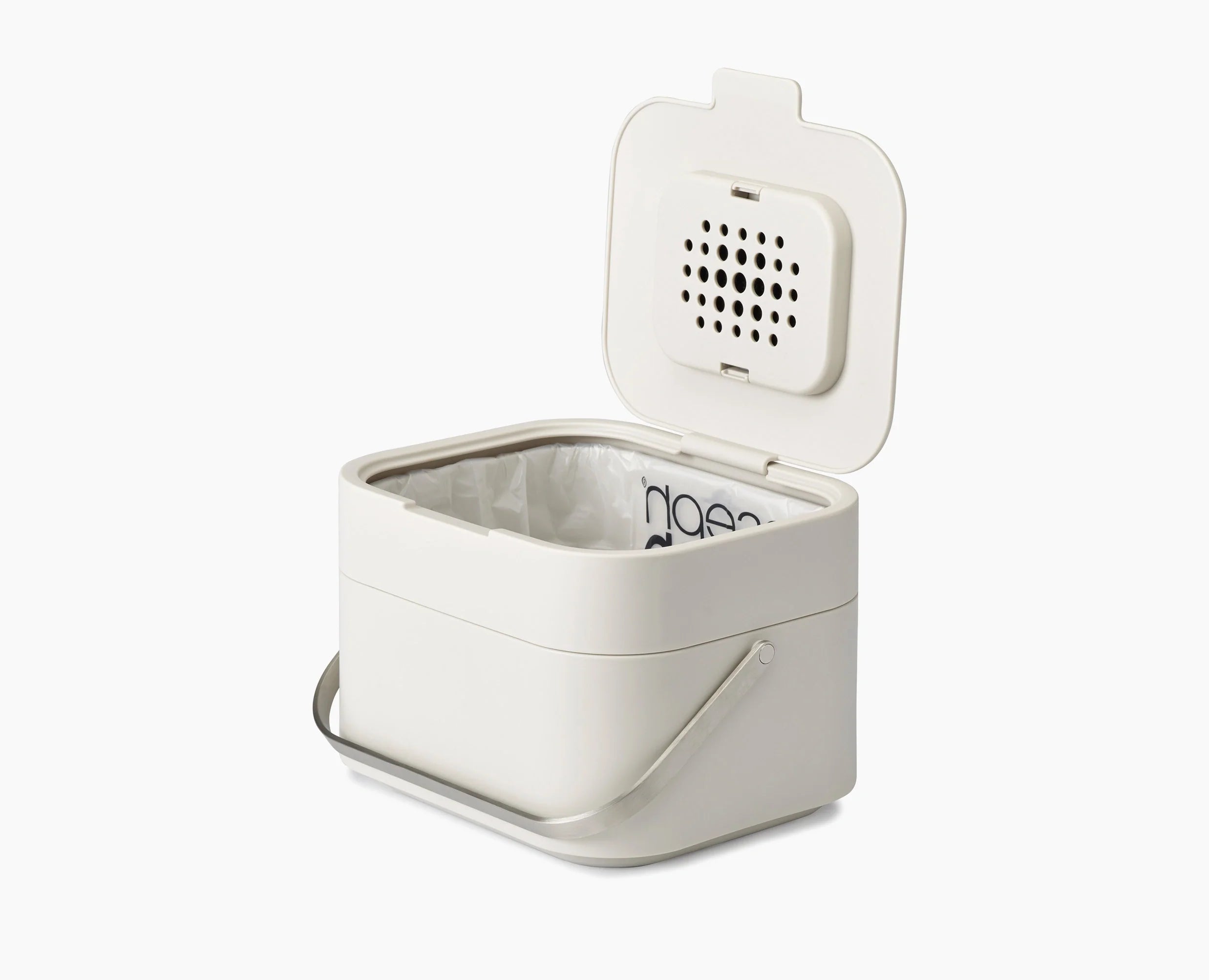 joseph-joseph-stack-4l-stone-food-waste-caddy-with-ventilated-design image 6
