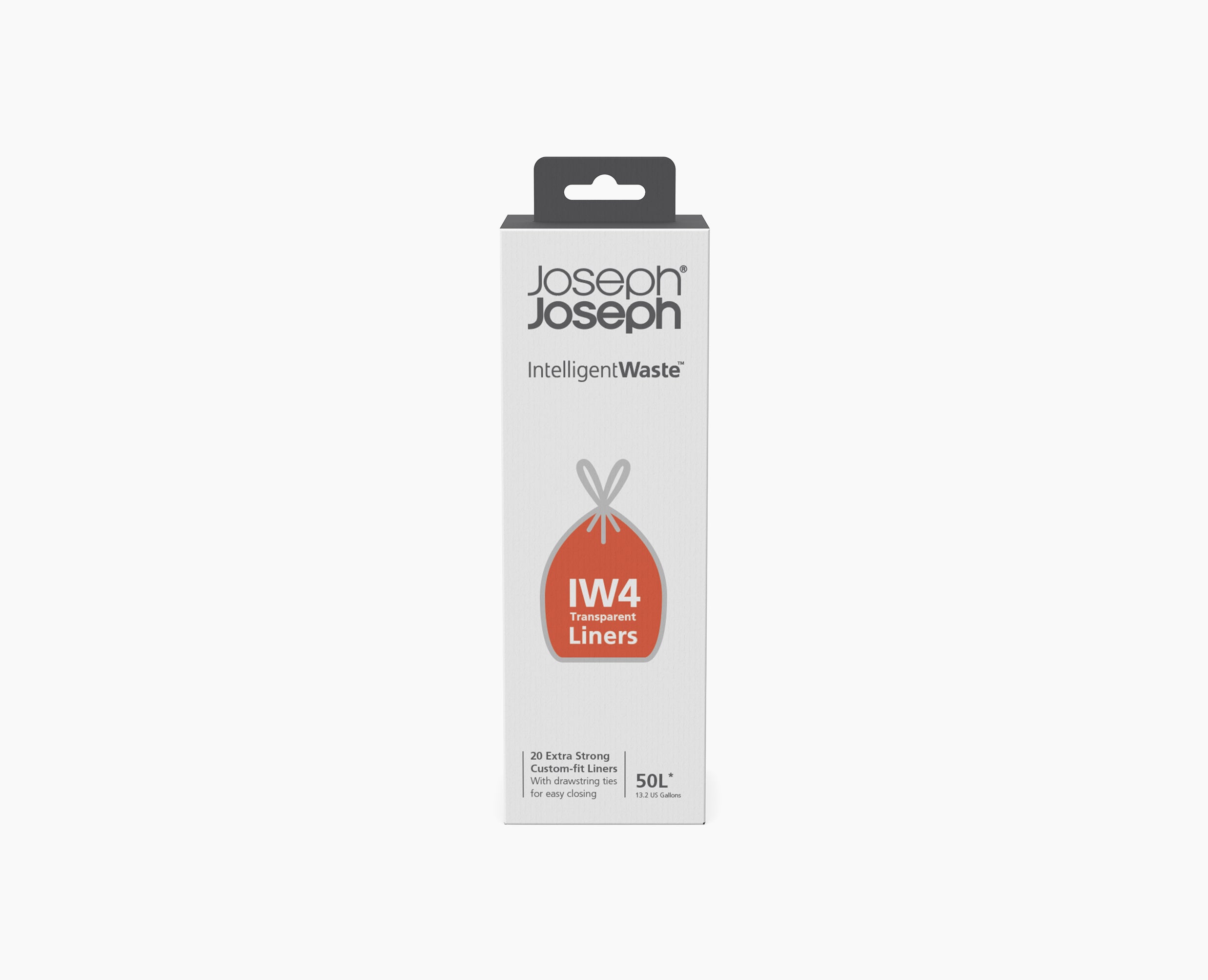 joseph-joseph-iw4-50l-clear-bin-liners-extra-strong-drawstring image 3