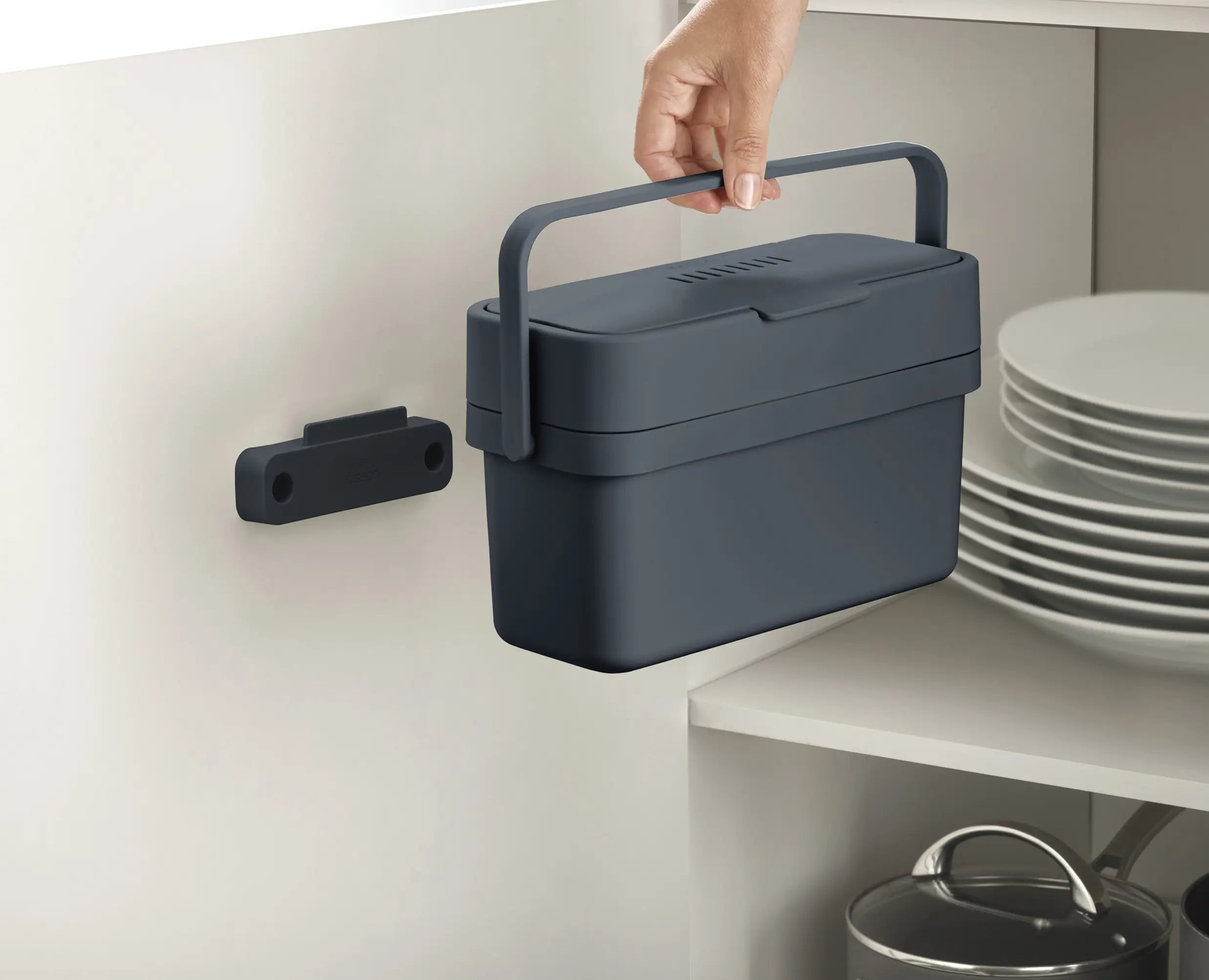 joseph-joseph-compo-4l-grey-food-waste-caddy image 5
