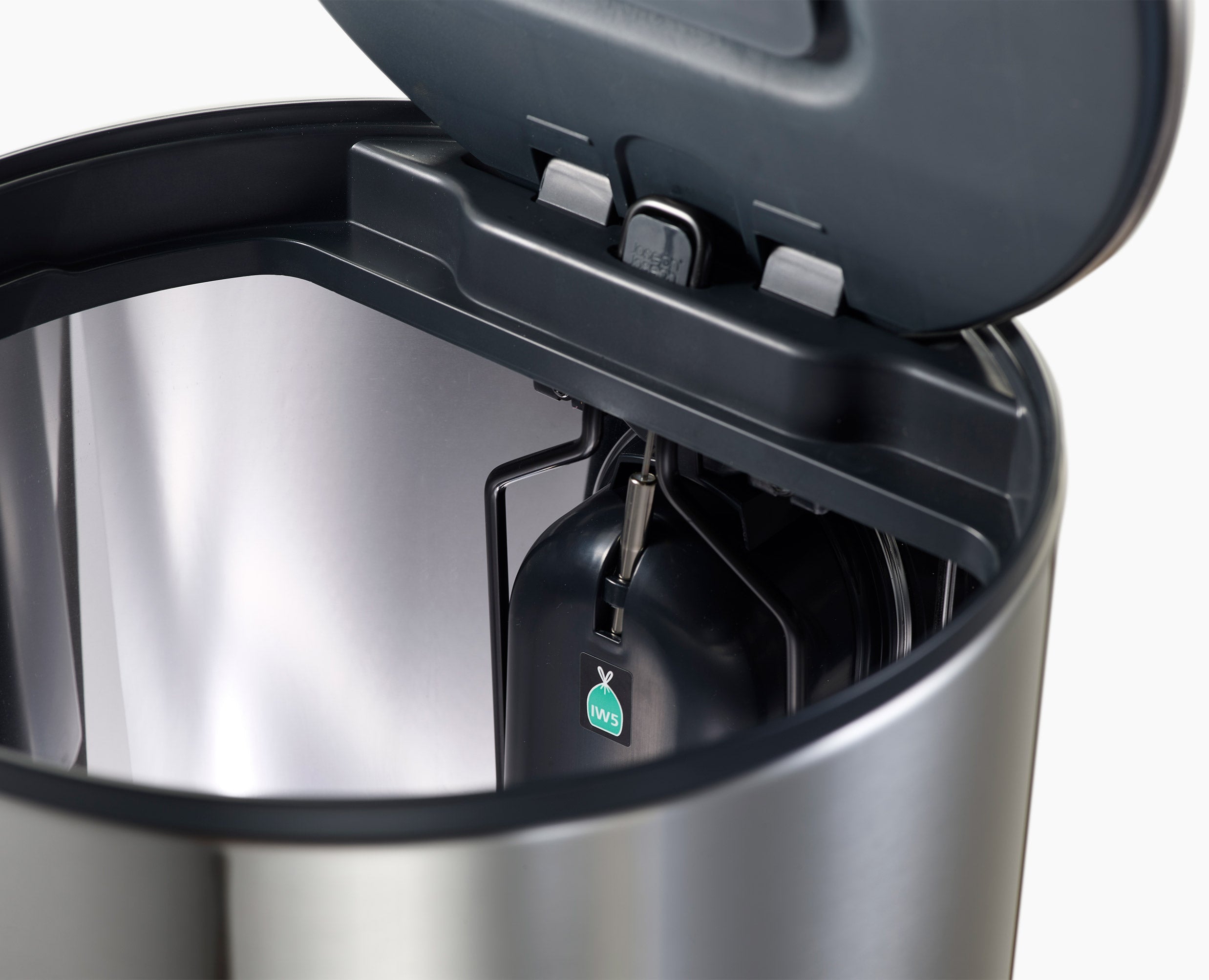 joseph-joseph-arc-30l-easy-push-stainless-steel-pedal-bin-starter-set-with-odour image 6