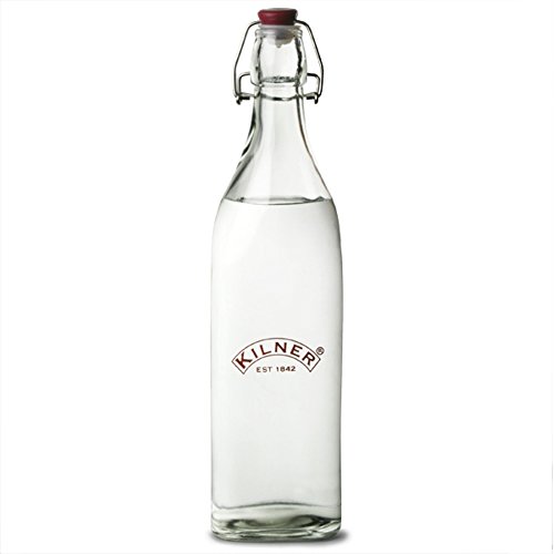 kilner-square-swing-top-glass-bottle-1l-airtight-bottling-for-homemade-drinks image 8