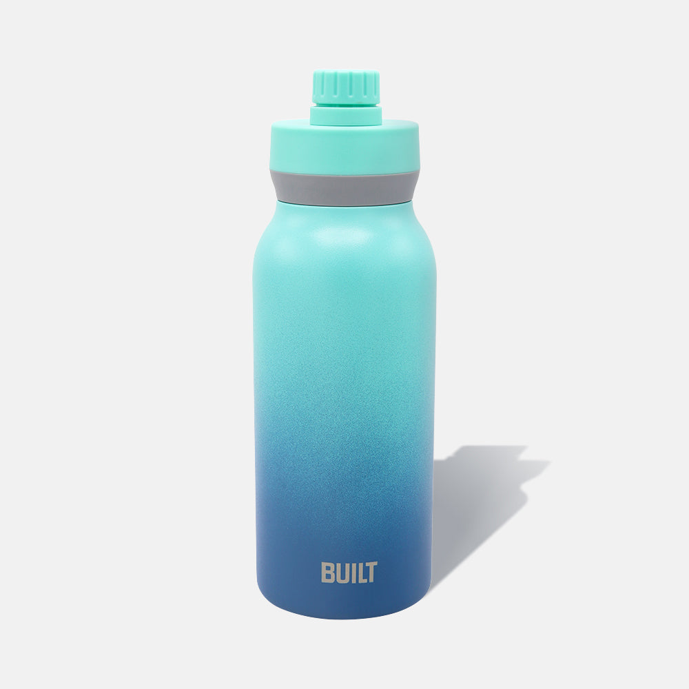 built-32oz-wide-mouth-cascade-with-chug-lid-stainless-steel-insulated-bottle image 1