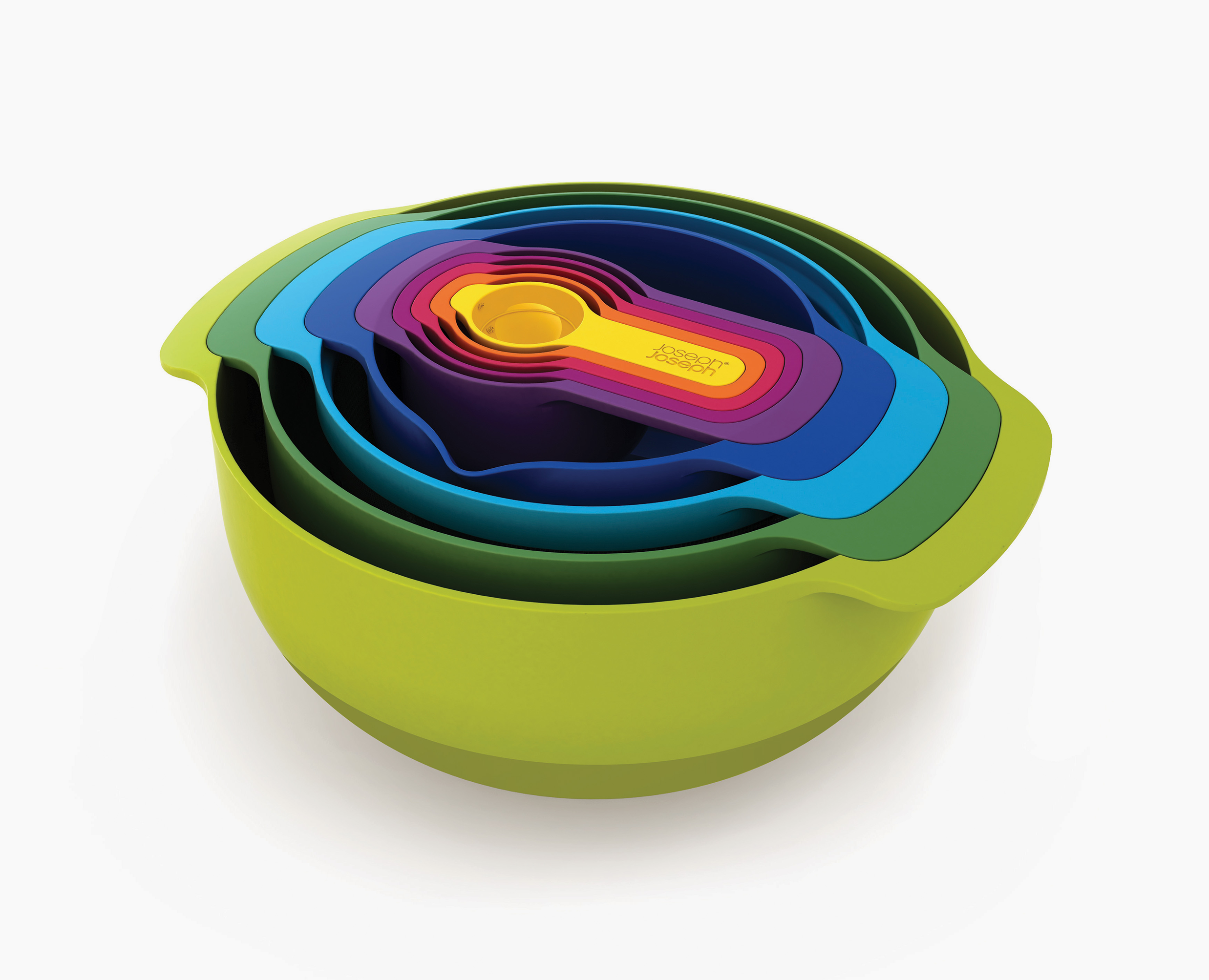 joseph-joseph-nest-9-plus-multicolour-bowl-set-2-mixing-bowls-colander-sieve-5-m image 1