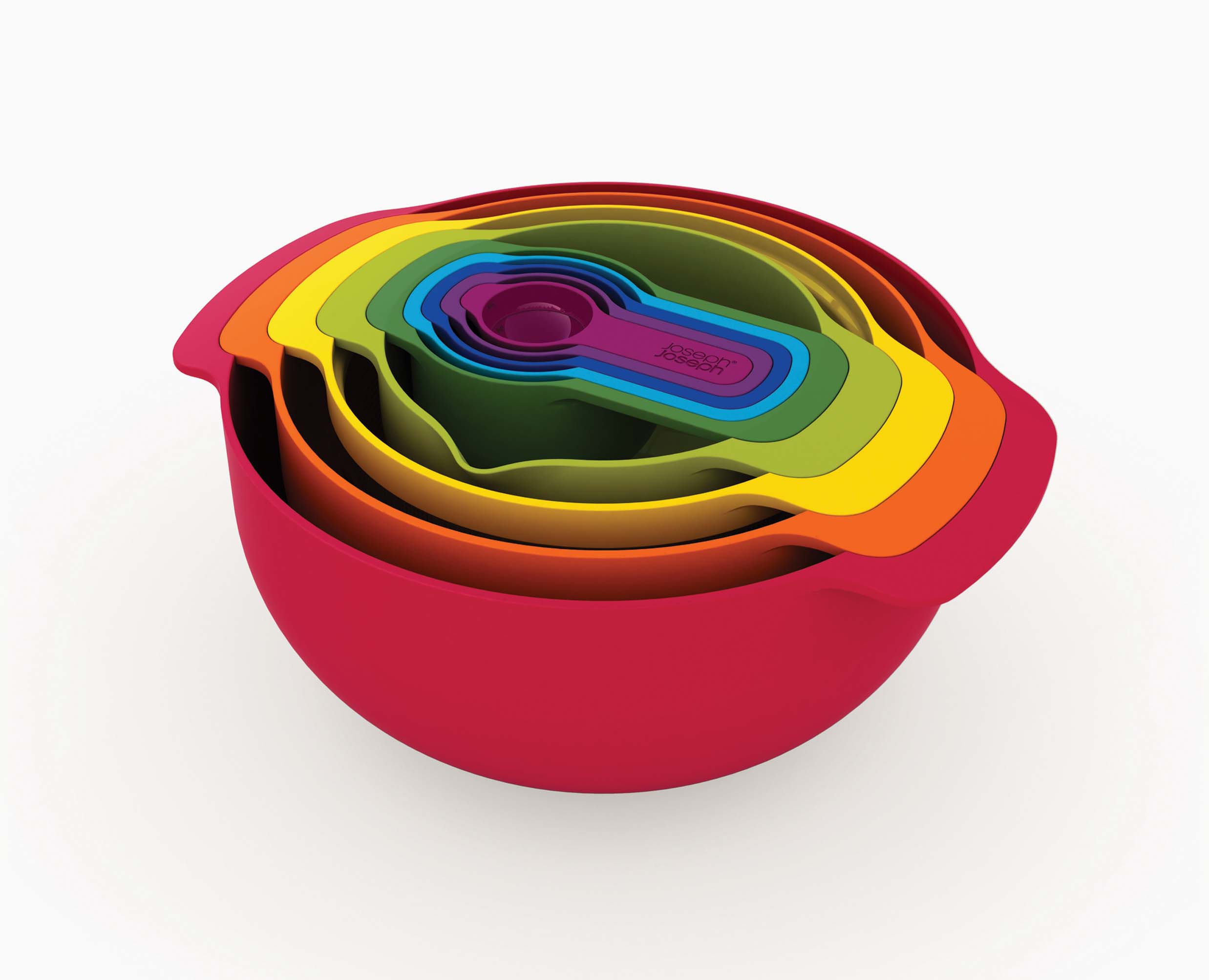 joseph-joseph-nest-9-plus-red-bowl-set-space-saving-mixing-prep-set image 3