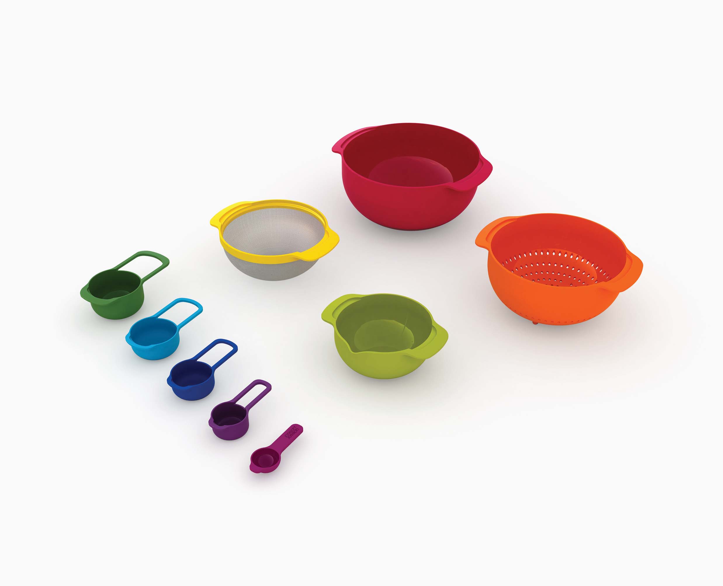 joseph-joseph-nest-9-plus-red-bowl-set-space-saving-mixing-prep-set image 4