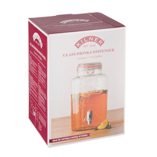 kilner-8l-swing-top-round-glass-drink-dispenser-ideal-for-parties-summer-refresh image 8