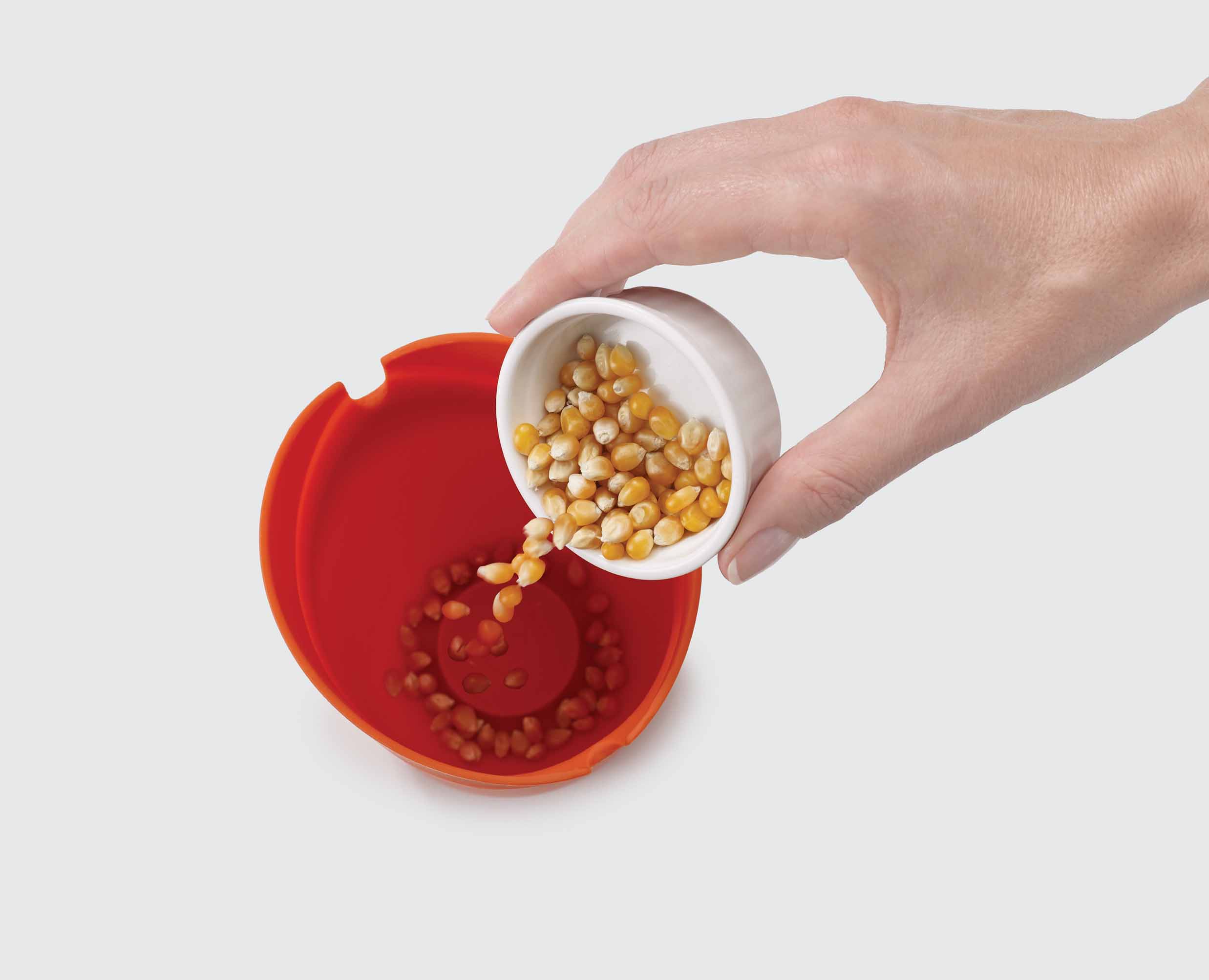 joseph-joseph-m-cuisine-2-piece-orange-popcorn-maker-set-microwave-silicone-cups image 4
