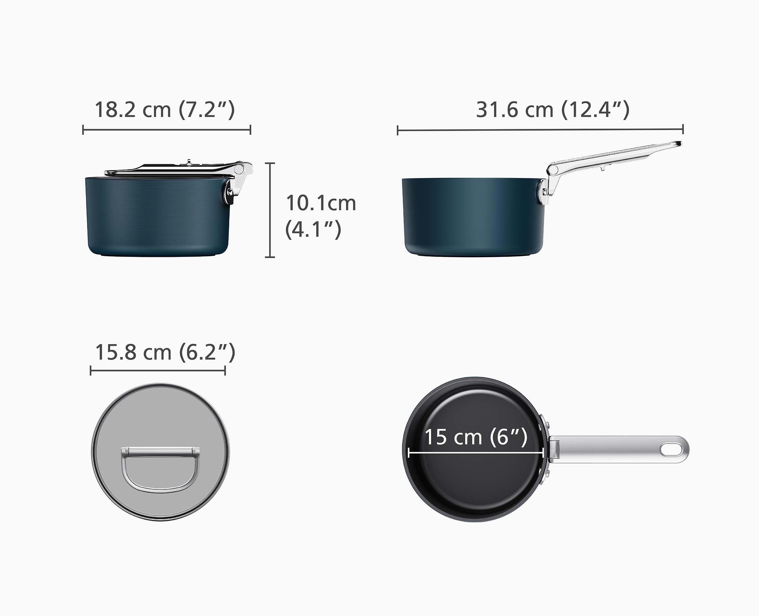 joseph-joseph-space-folding-handle-ceramic-non-stick-15cm-blue-saucepan-lid-spac image 6