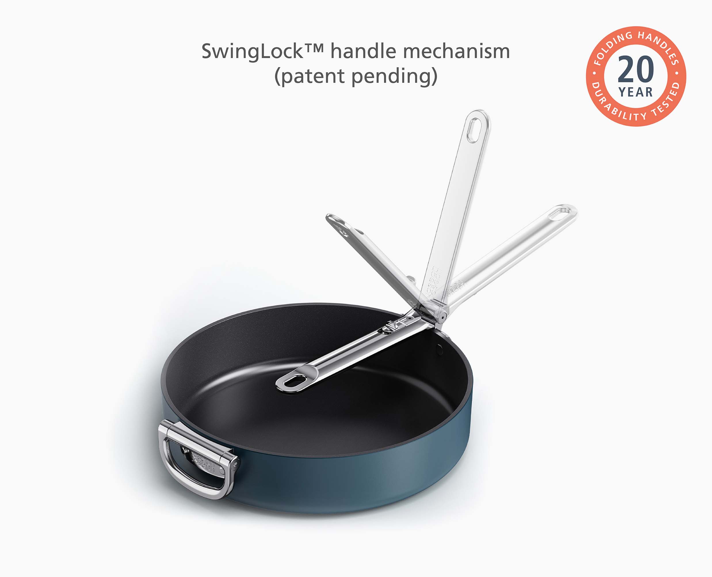 joseph-joseph-space-28cm-non-stick-ceramic-saute-pan-with-folding-handle-and-lid image 5
